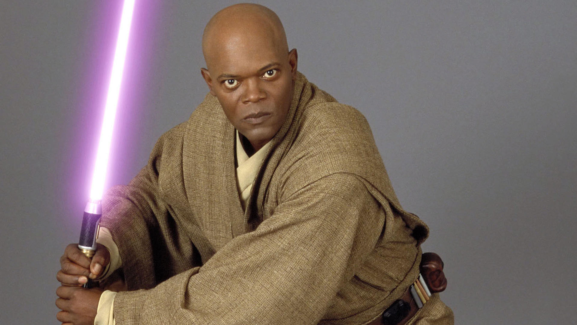 Former Jedi, Samuel L. Jackson, Star Wars, Mace Windu, 1920x1080 Full HD Desktop