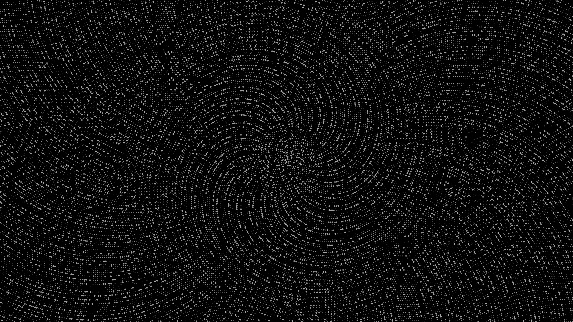 Monochrome pattern, Dots, Golden Ratio, Abstract wallpaper, 1920x1080 Full HD Desktop