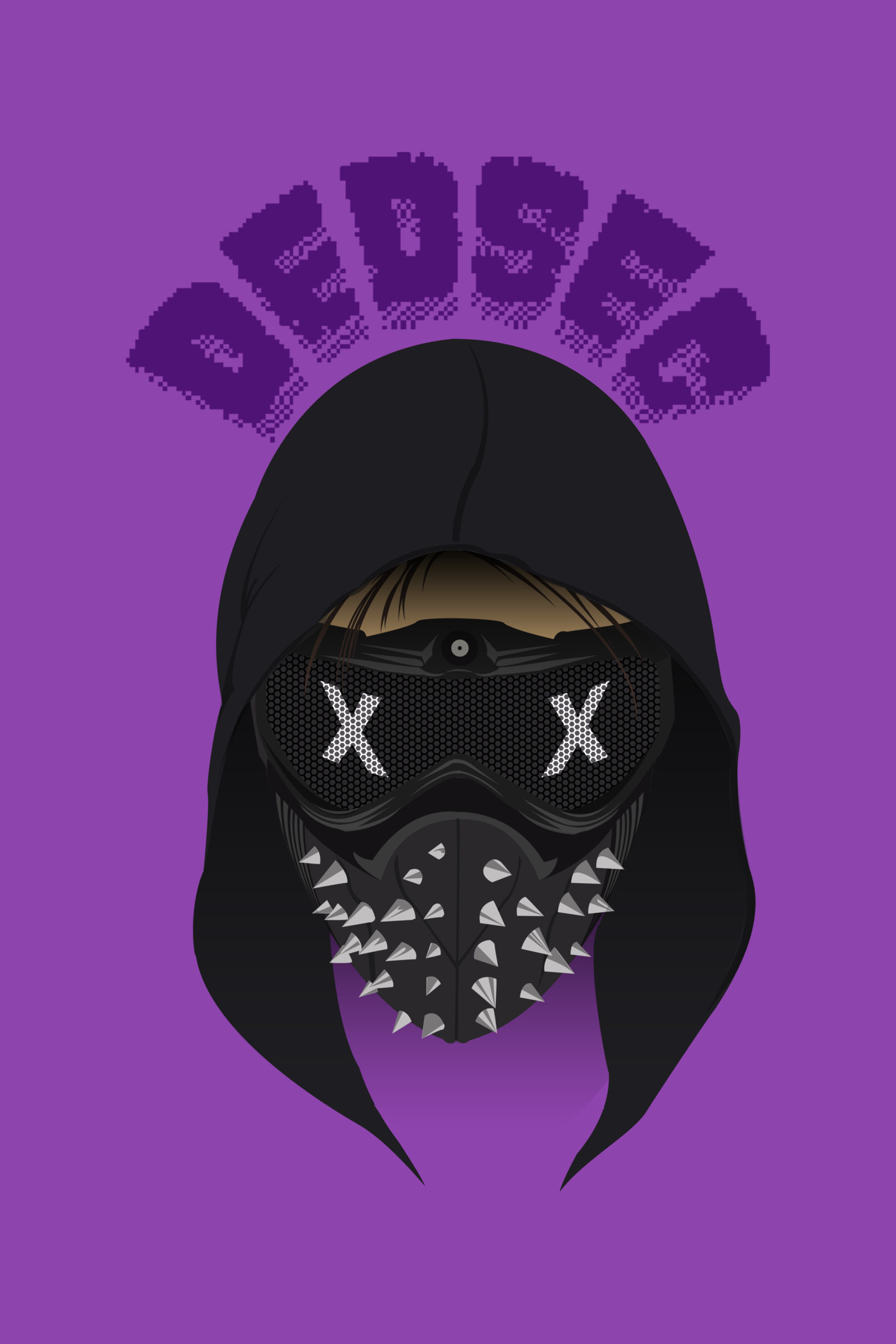 Wrench Watch Dogs 2, DEDSEC, spiked mask and goggles, HD Phone wallpaper