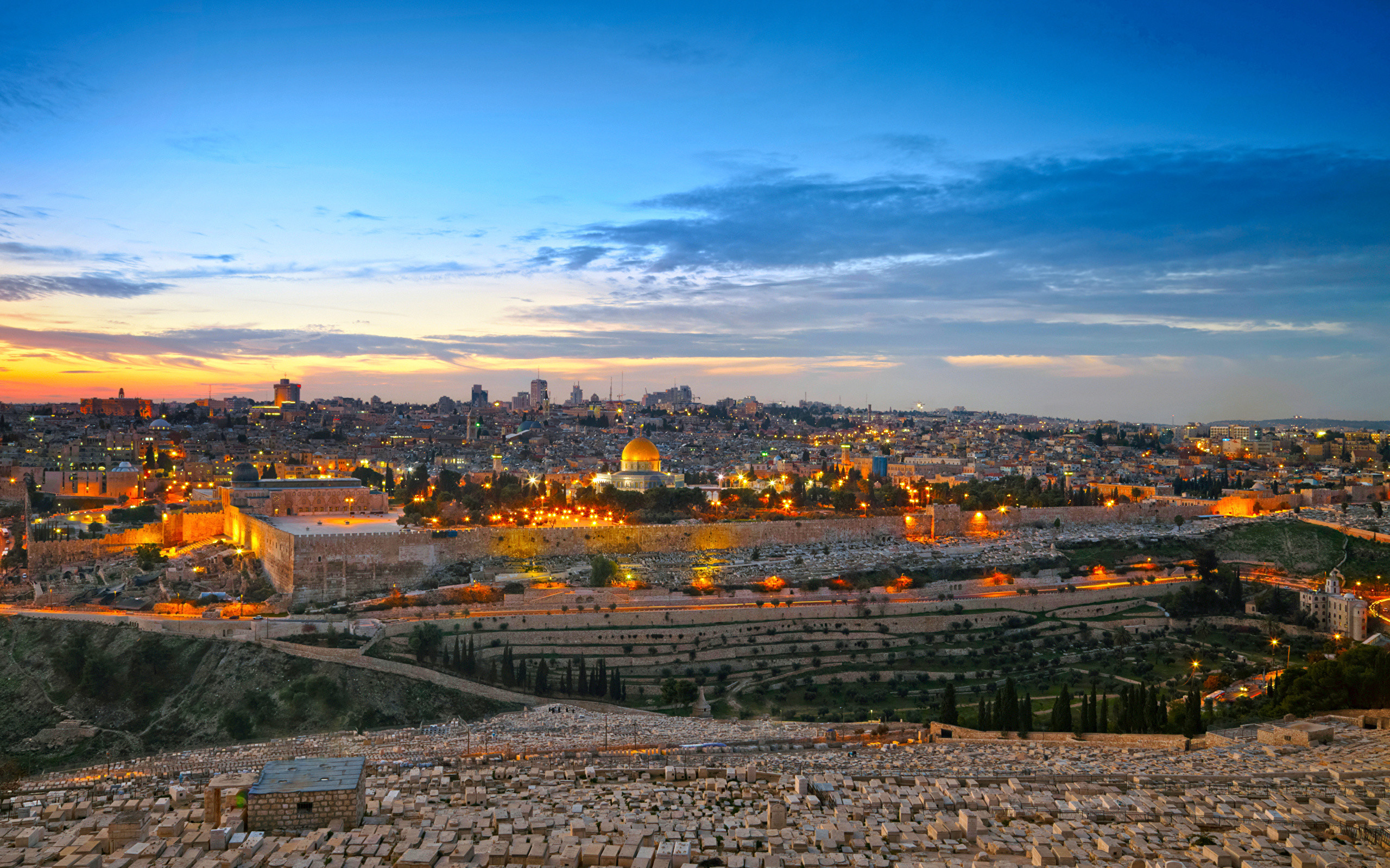 Mount of Olives, Israel Wallpaper, 2560x1600 HD Desktop