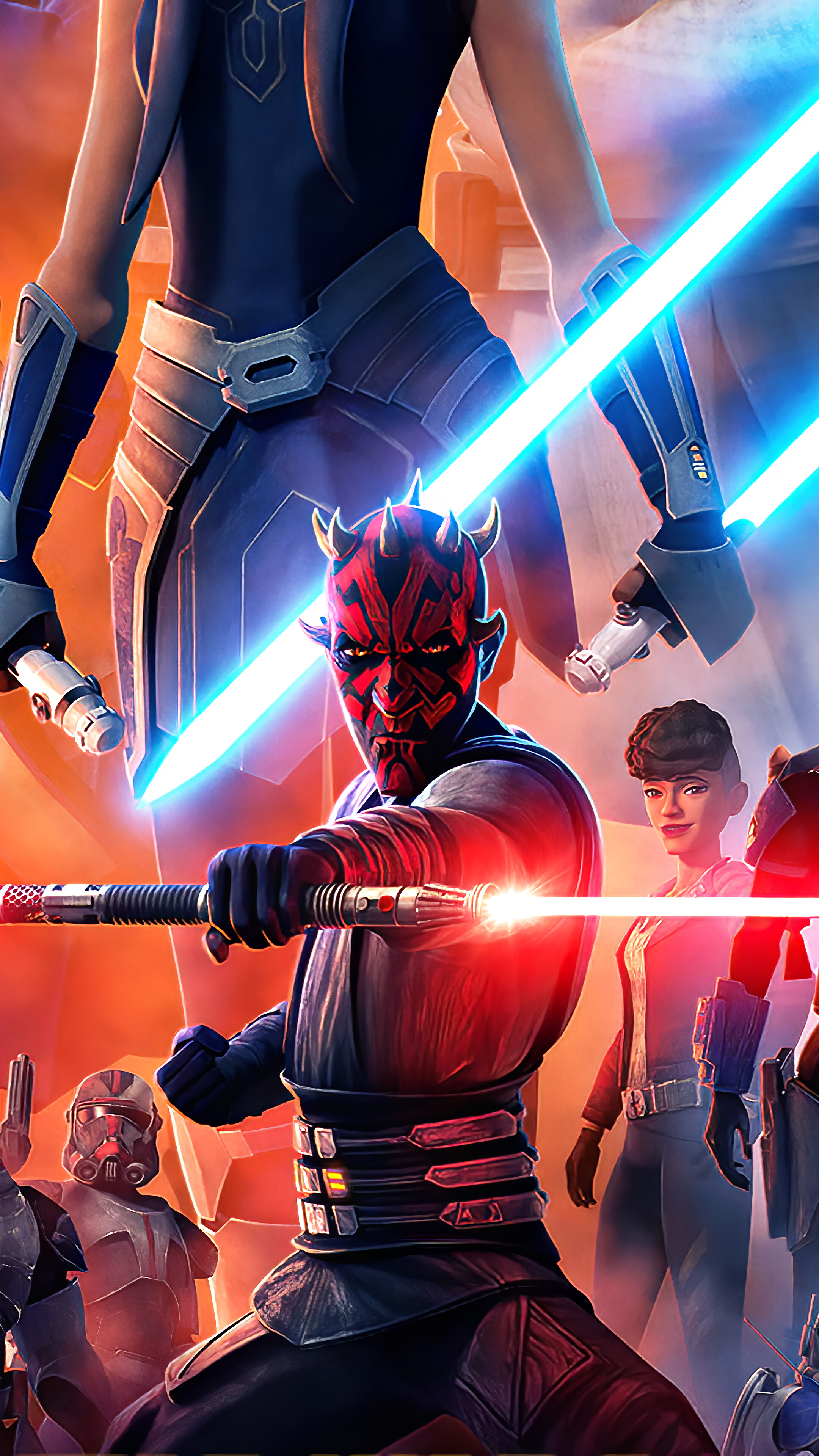 Star Wars: The Clone Wars, Season 7, Epic wallpapers, Sarah Sellers posts, 2160x3840 4K Phone