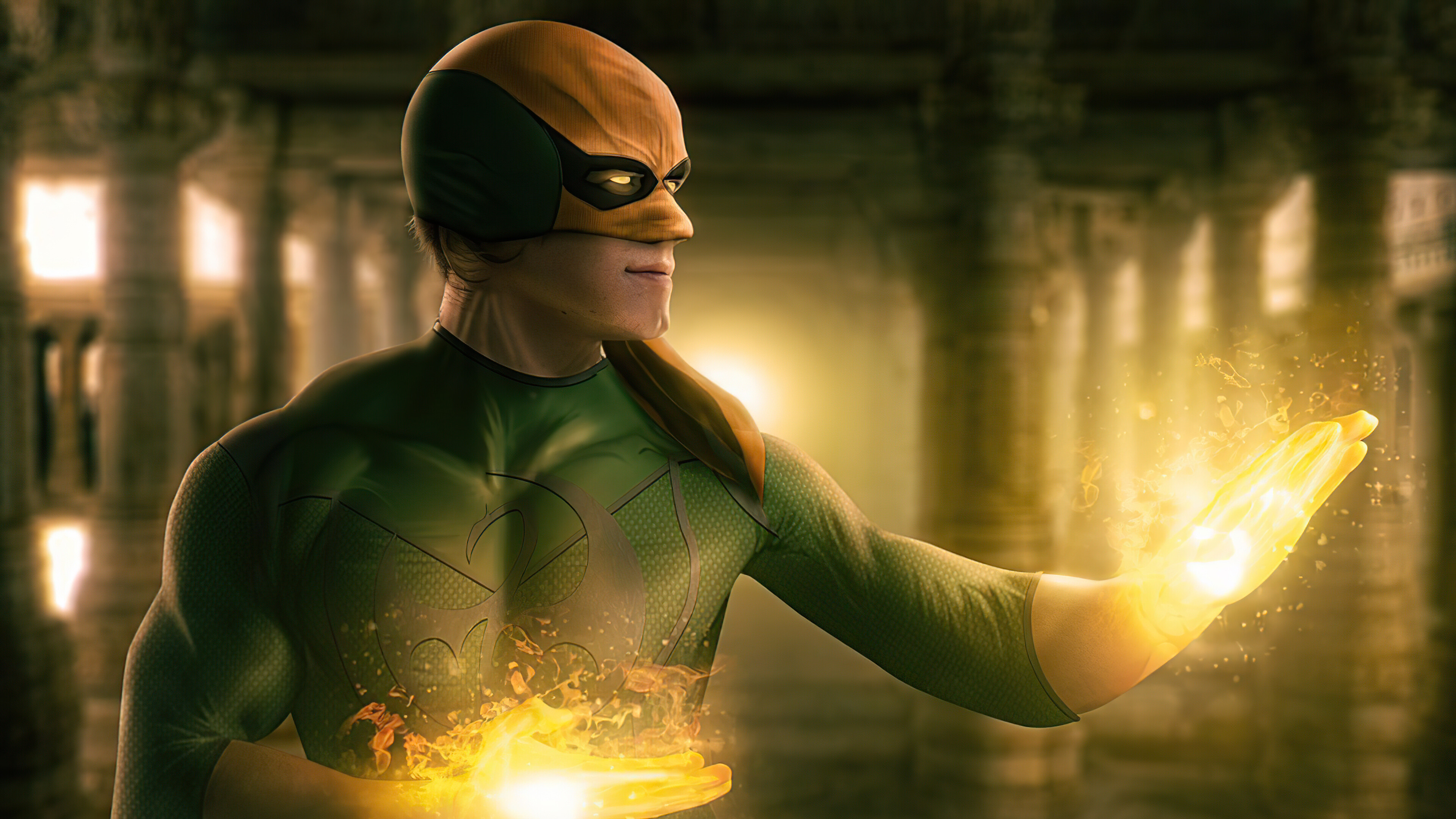 Iron Fist, Marvel Cinematic Universe, HD wallpapers, iPad background, 3840x2160 4K Desktop