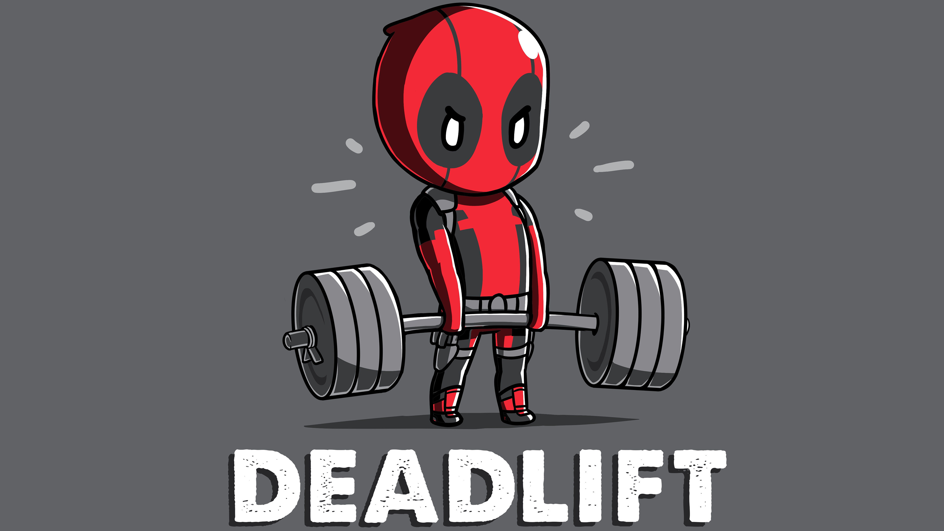 Deadlift, Funny Wallpaper, 3840x2160 4K Desktop