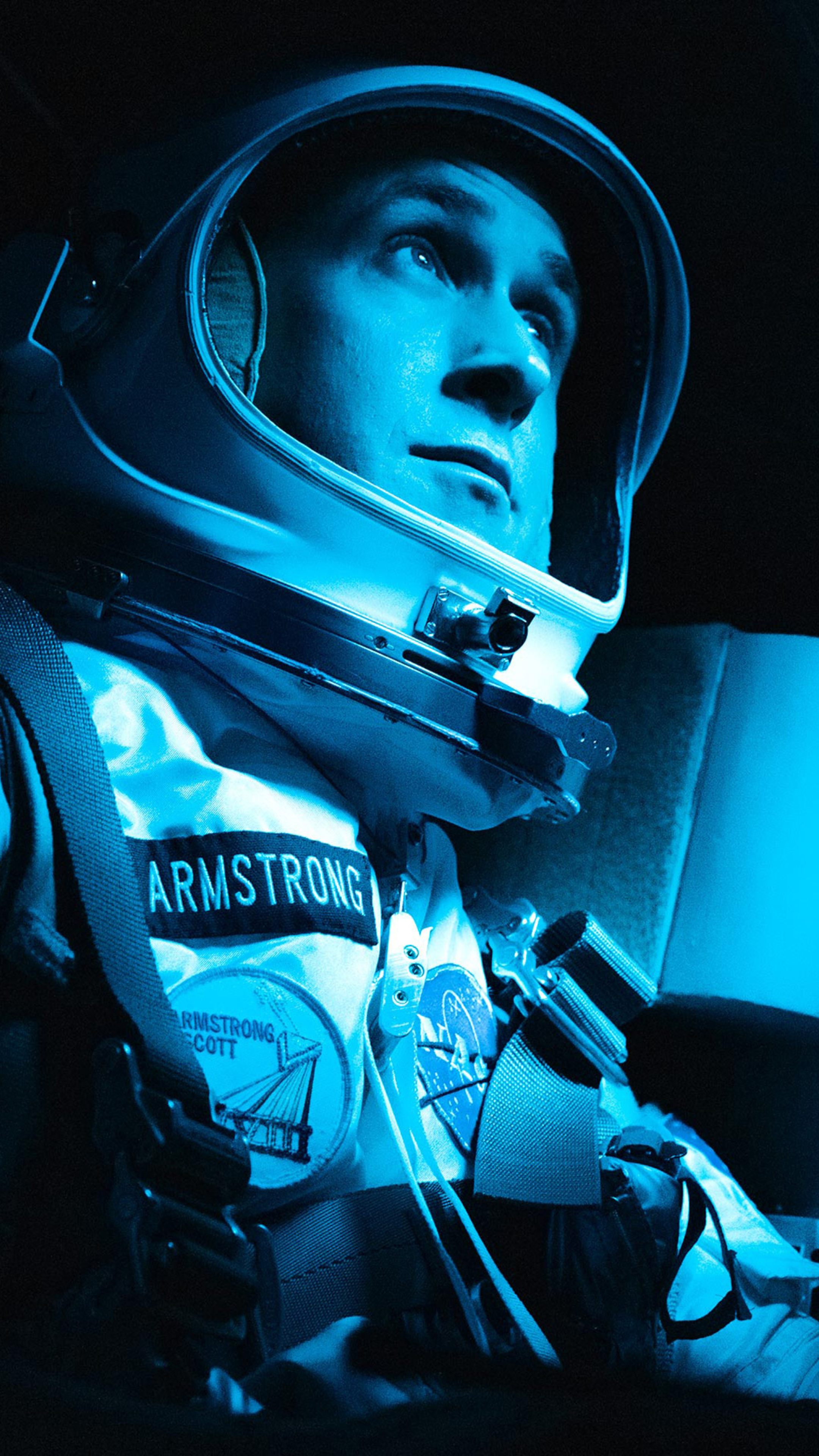 First Man movie Ryan Gosling, Astronaut biopic, Ryan Gosling, High-resolution wallpapers, 2160x3840 4K Phone