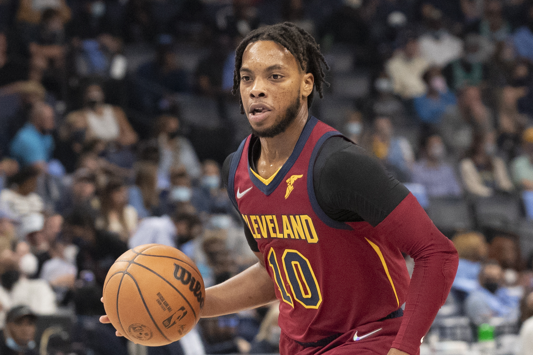 Darius Garland, Home opener absence, Cavs sprained ankle, 2080x1390 HD Desktop