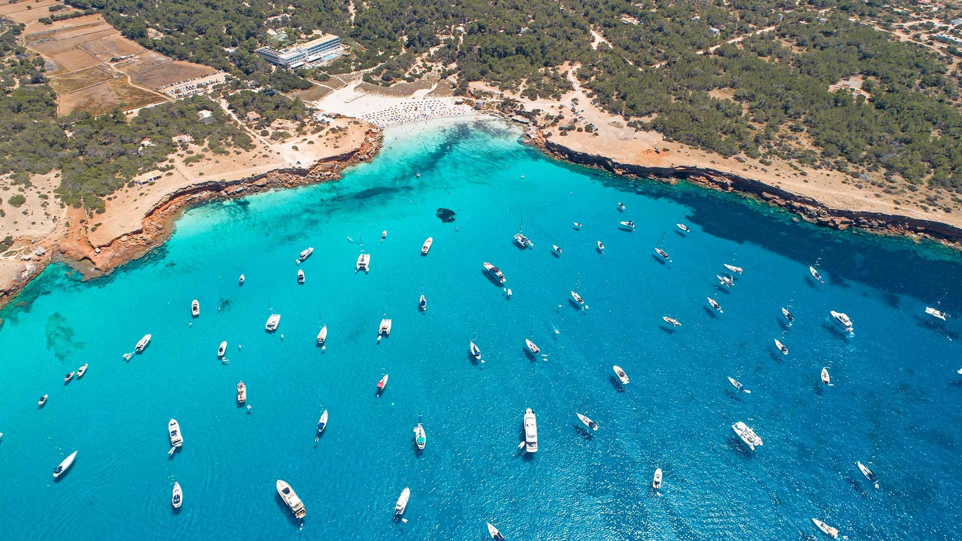 Formentera day trip, Scooter tour, Spanish island, Mediterranean charm, 1920x1080 Full HD Desktop