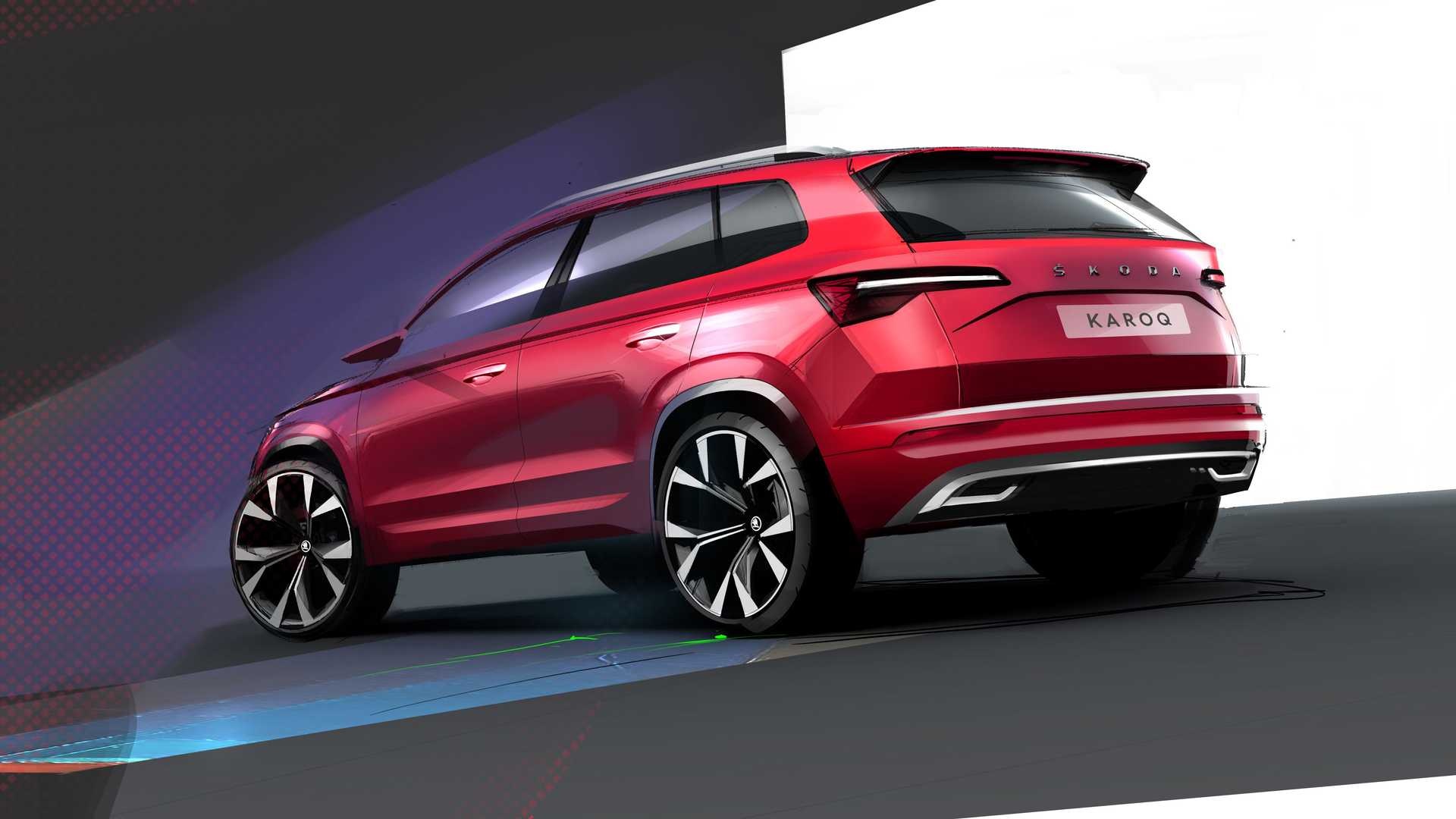 Skoda Karoq 2021 facelift, Striking design, Advanced connectivity, Enhanced safety features, 1920x1080 Full HD Desktop