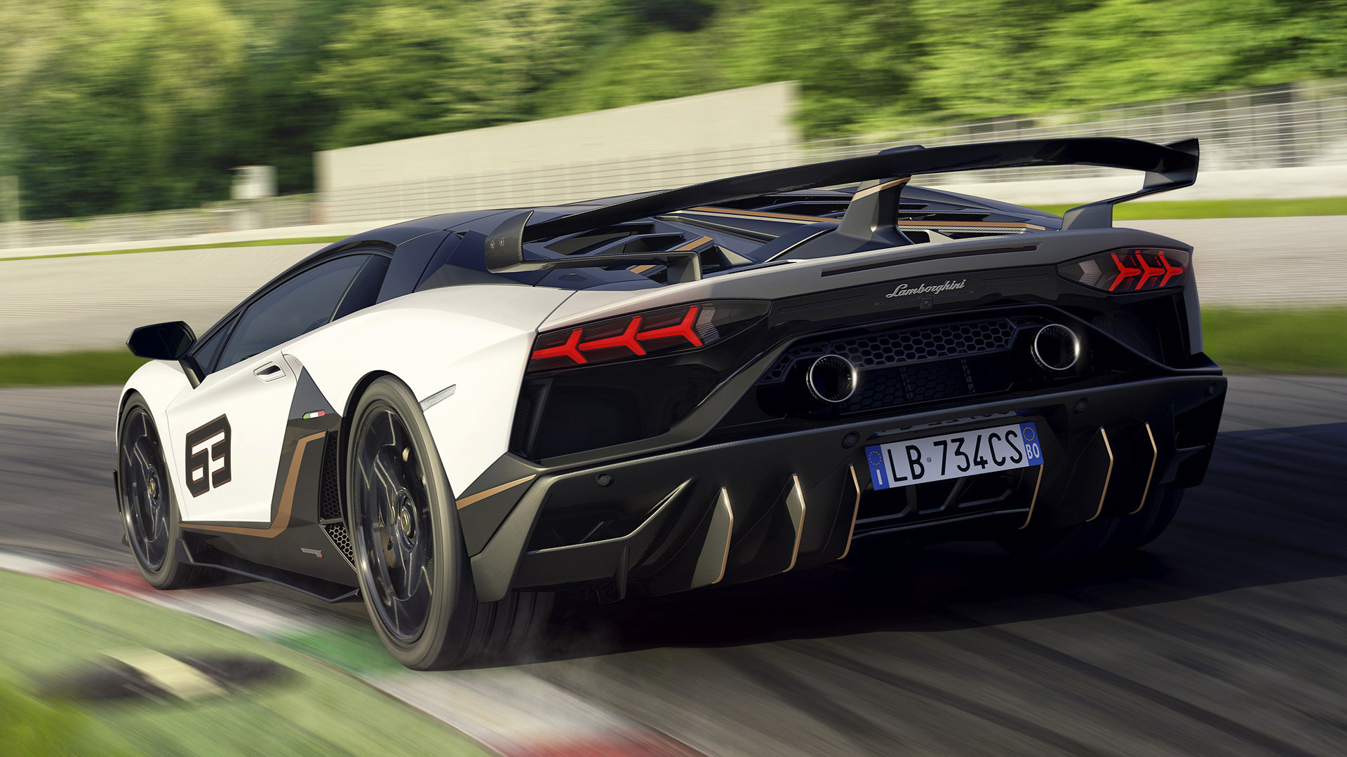 SVJ 63 CSR Racing, Lamborghini Aventador Wallpaper, 1920x1080 Full HD Desktop