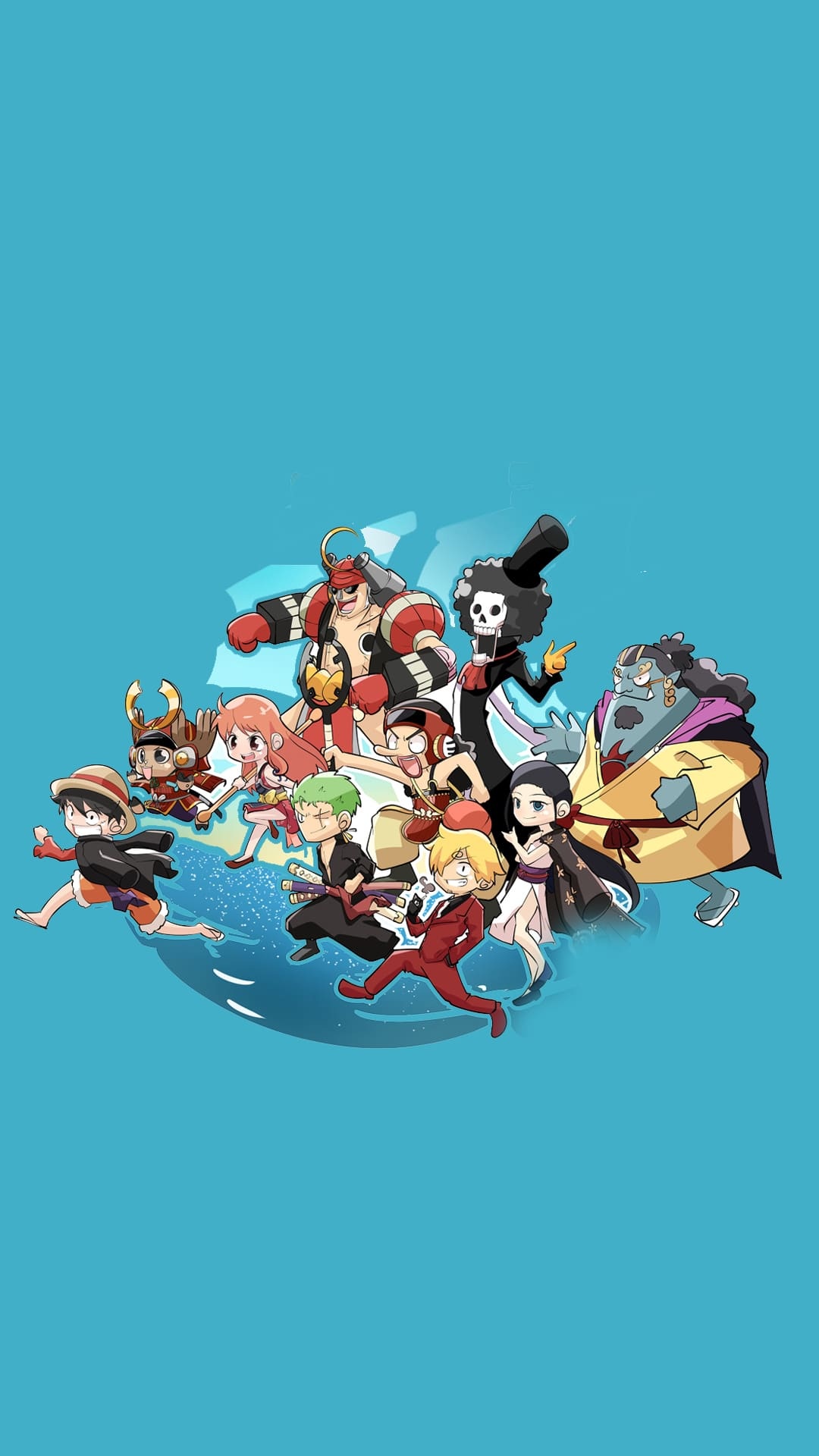 Straw Hat Pirates, Monkey D. Luffy, Roronoa Zoro, Wano Country arc, Full HD Phone wallpaper