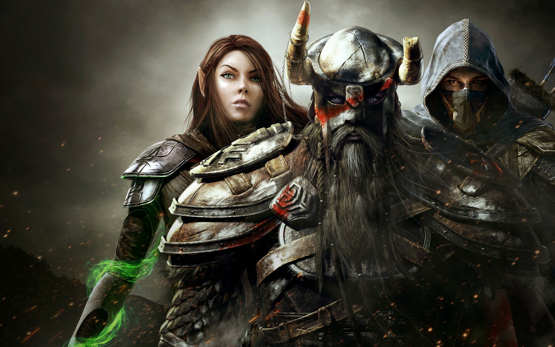 Dwarf, Barbarian companions, Chaos wallpapers, Wide screen, 1920x1200 HD Desktop