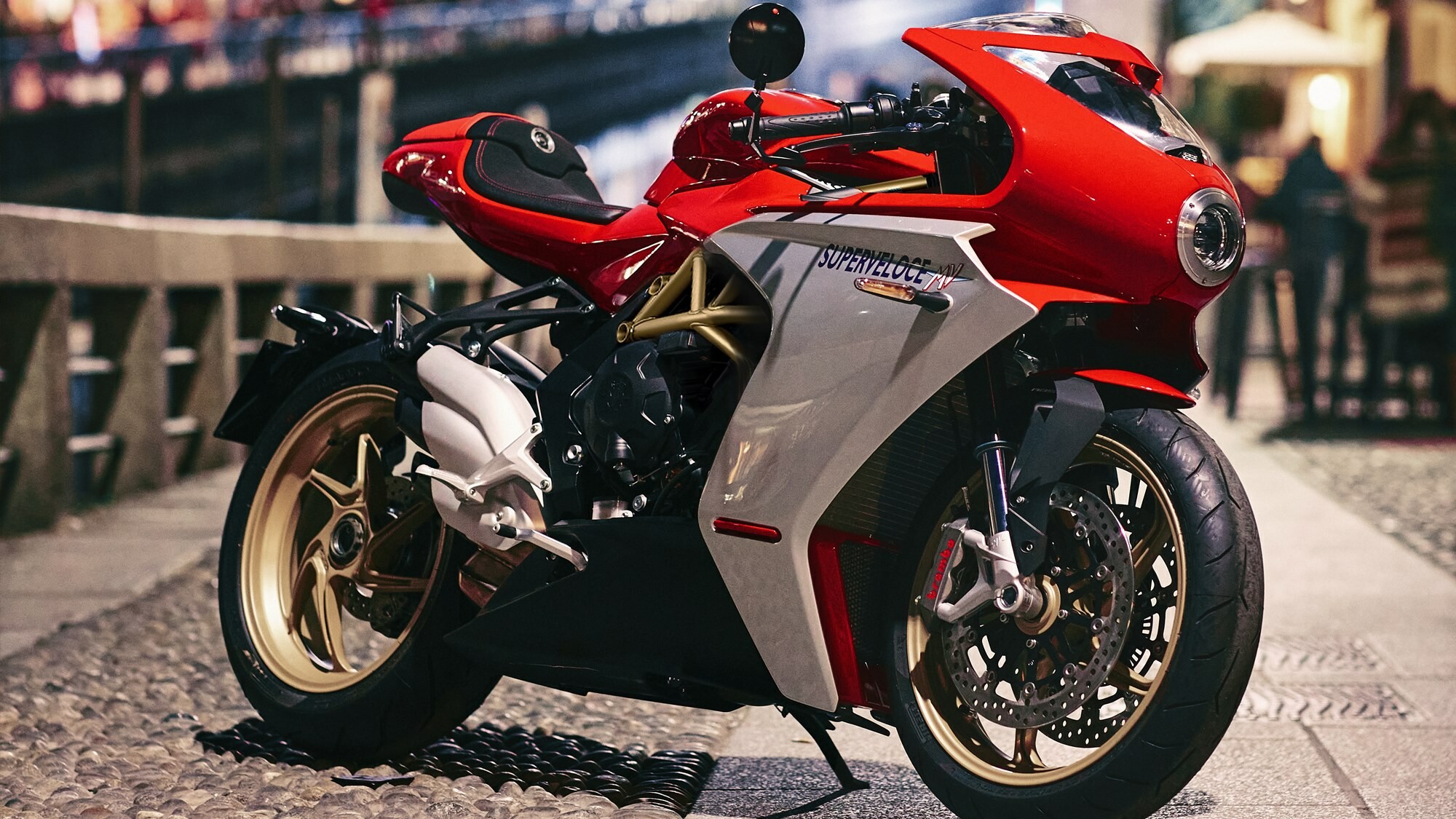 MV Agusta Auto, Superveloce 800 red HD wallpaper, Iamabiker everything motorcycle, 2000x1130 HD Desktop