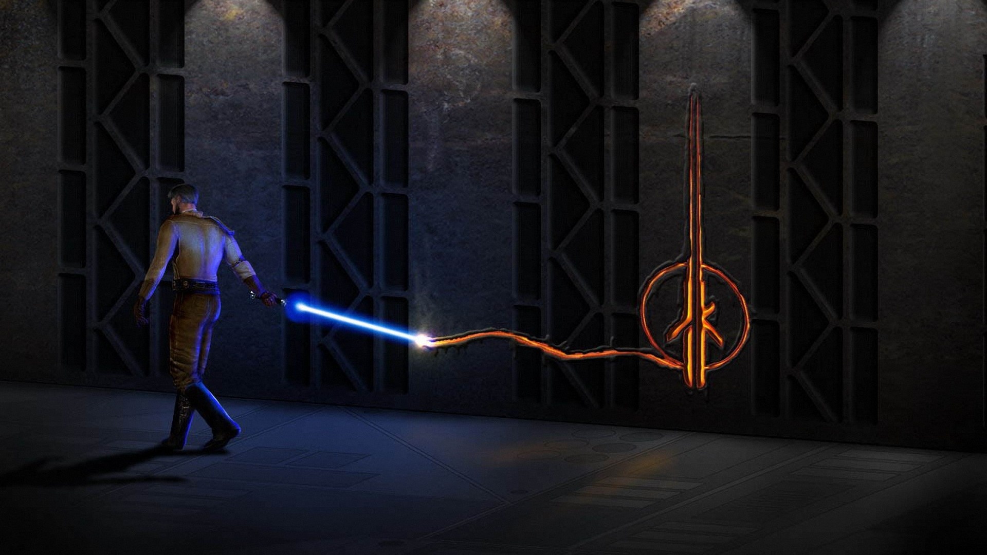 Jedi Outcast, Tagged wallpapers, HD Jedi wallpaper, Jedi knight symbol, 1920x1080 Full HD Desktop