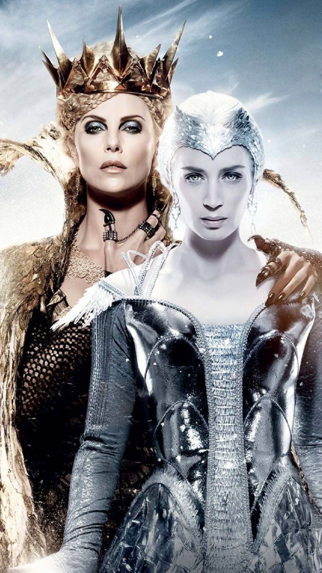 Emily Blunt, Queen Freya, The Huntsman sequel, Costume ideas, 1080x1920 Full HD Phone