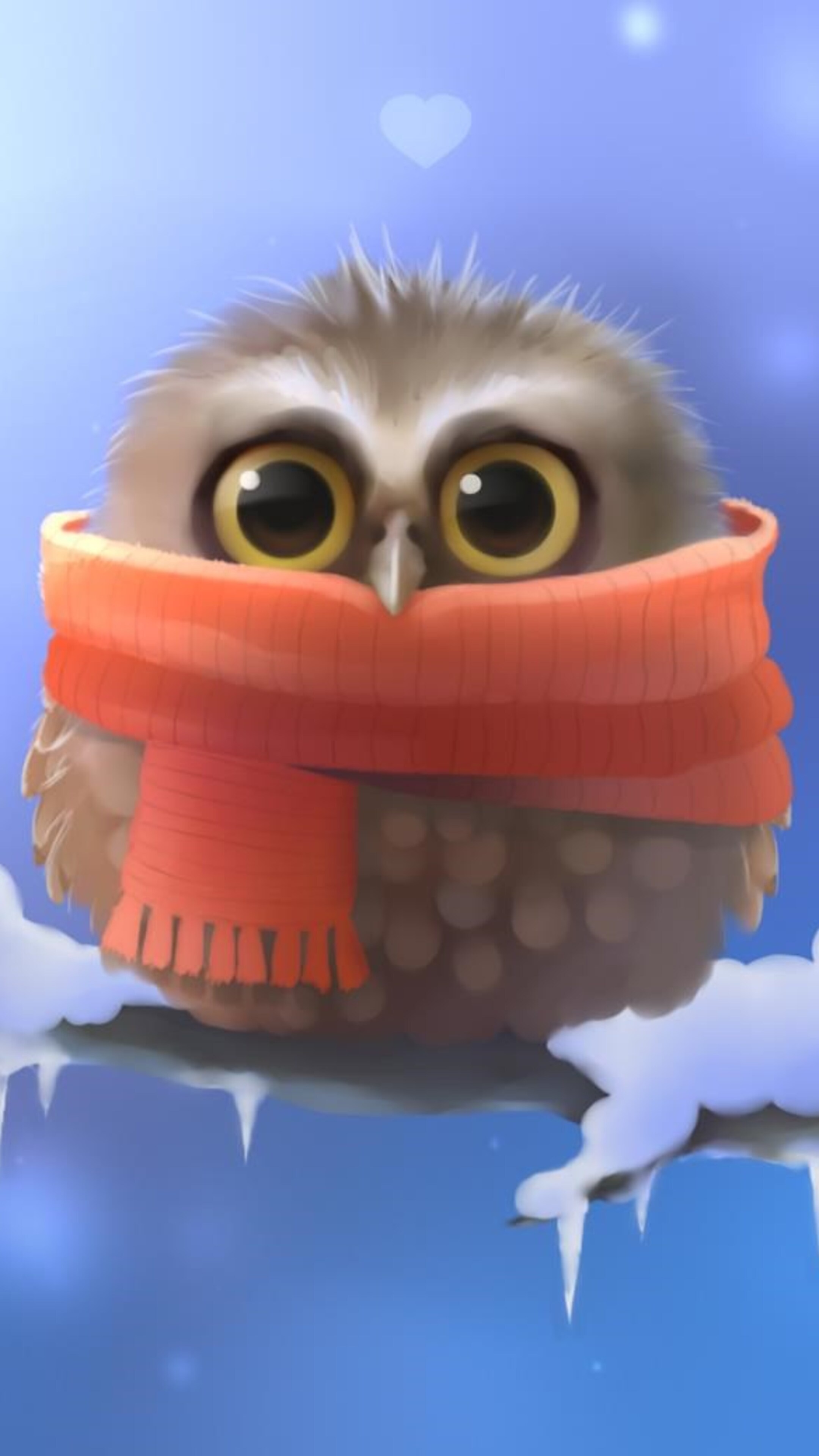 Owl, Cute Backgrounds Wallpaper, 2160x3840 4K Phone