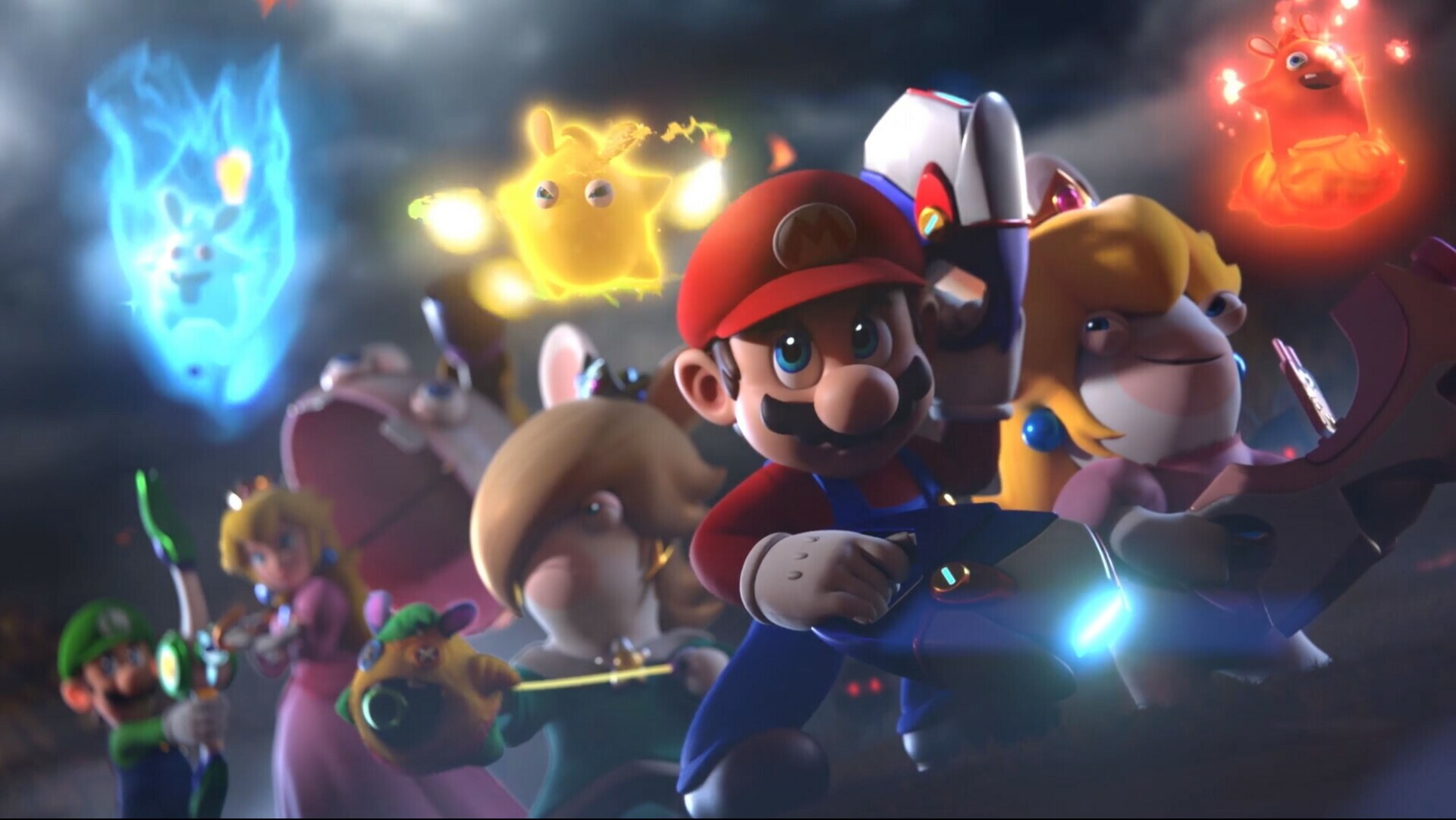 ArtStation showcase, Mario and Rabbids artwork, Inspiring visuals, Sparks of Hope, 1920x1090 HD Desktop