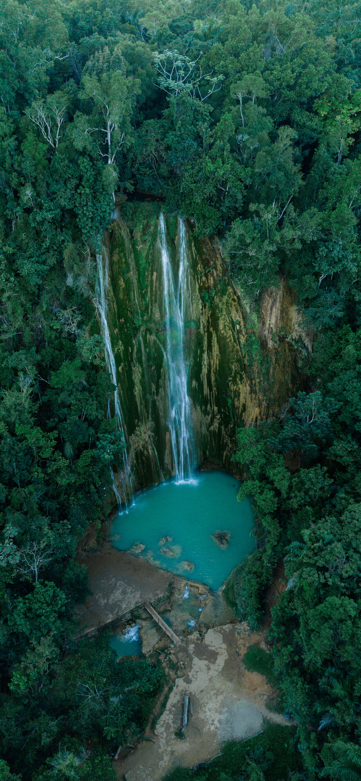 El Limon Waterfall, Dominican Republic Wallpaper, 1250x2690 HD Phone