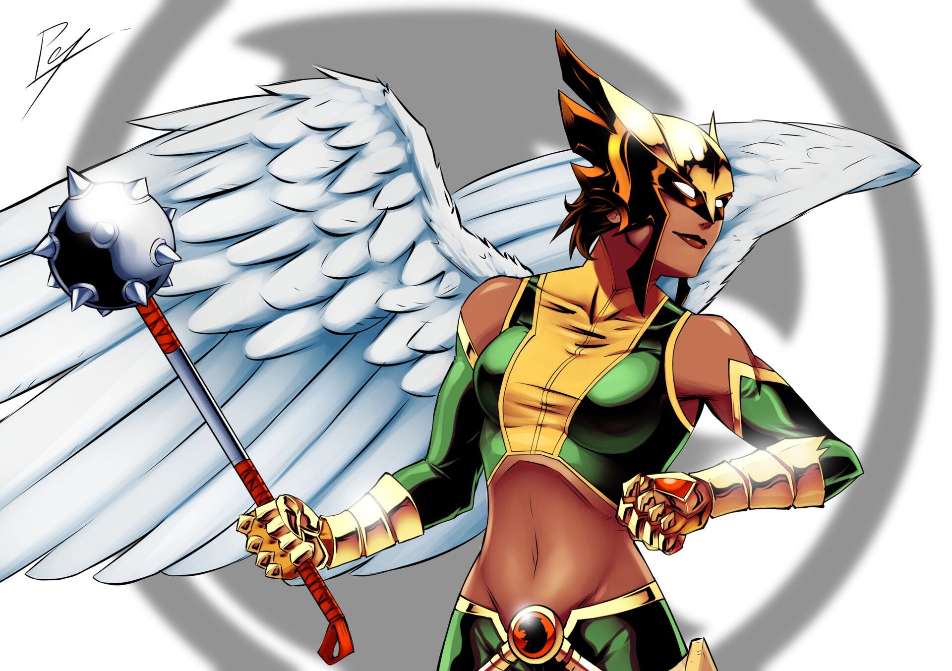 Hawkgirl, Hawkwoman, Comics inspiration, DC Comics universe, 1920x1360 HD Desktop