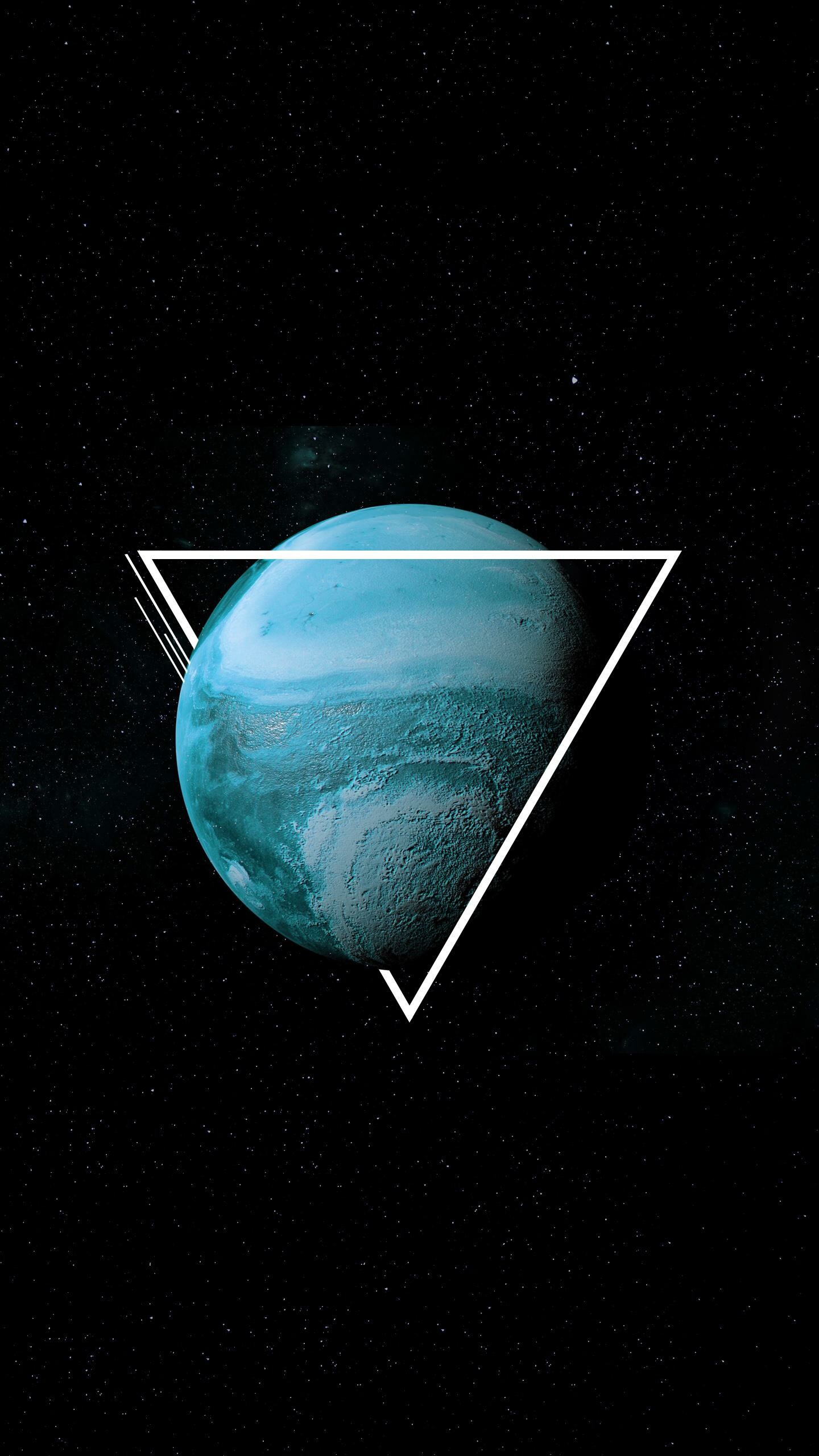 Geometric planet collection, Artistic wallpaper, 1440x2560 HD Phone