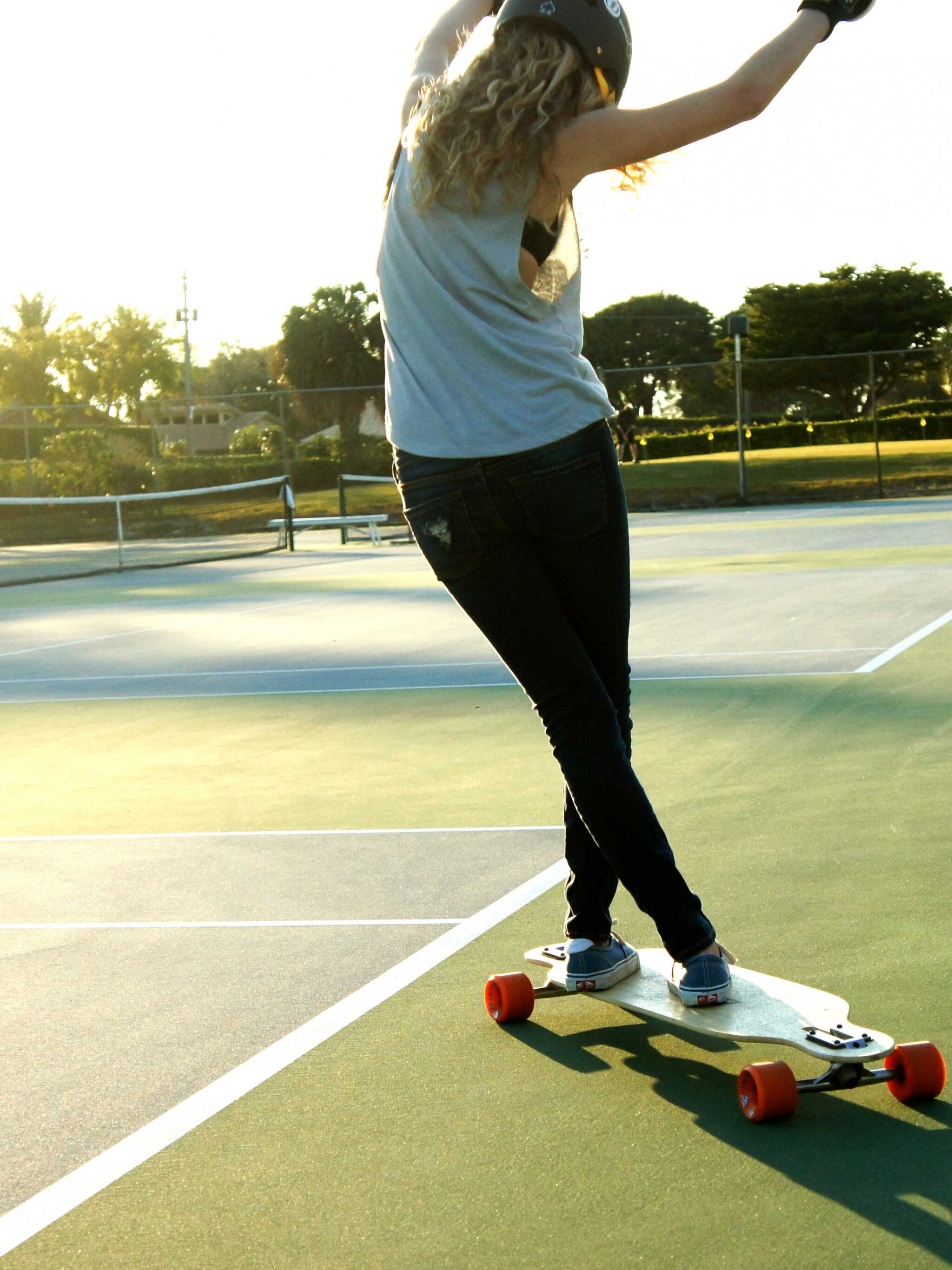 Longboarding joy, Unique dancing skills, Longboard culture, Skating by the sea, 2050x2740 HD Phone