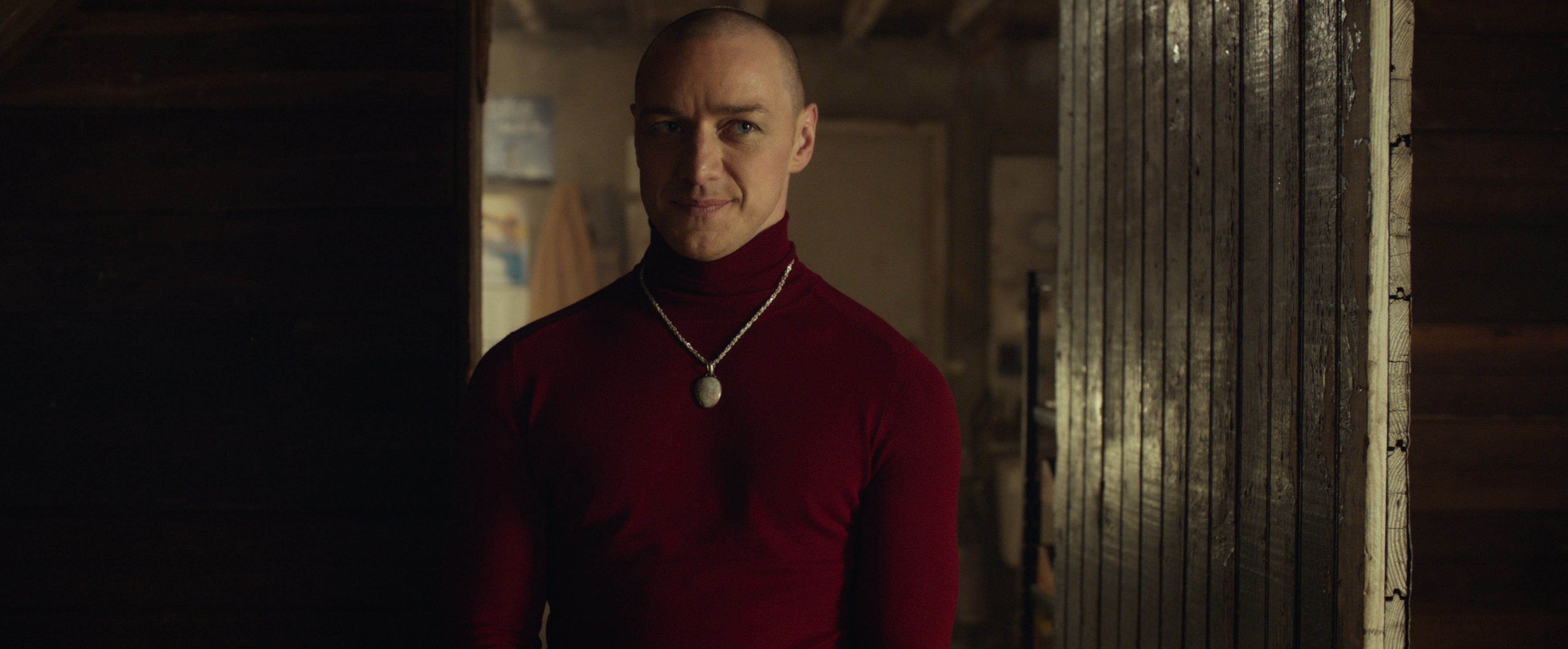 James McAvoy, Split movie, Chilling thriller, Dual personalities, 3600x1500 Dual Screen Desktop