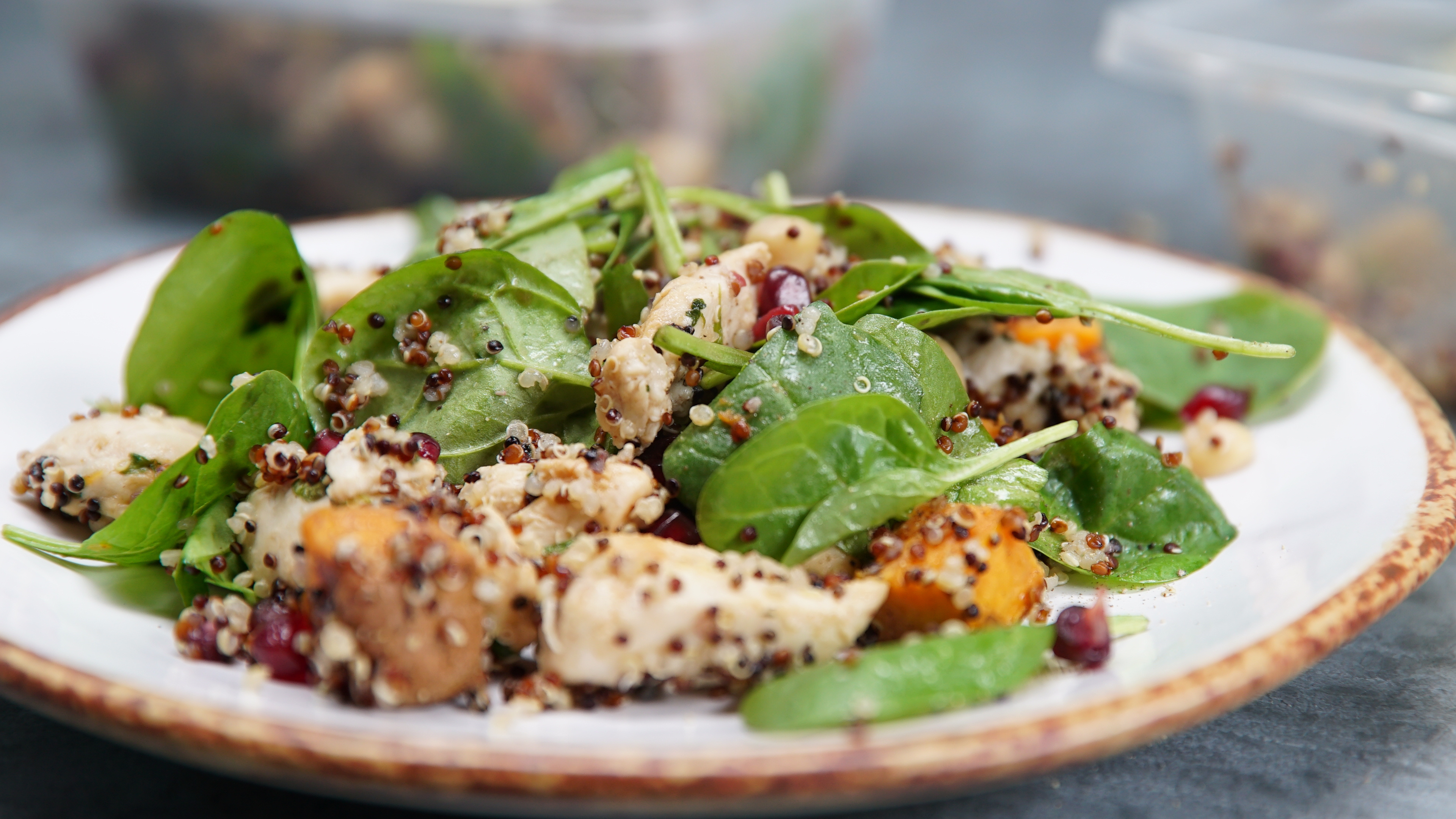 Salad, Quinoa Wallpaper, 3840x2160 4K Desktop