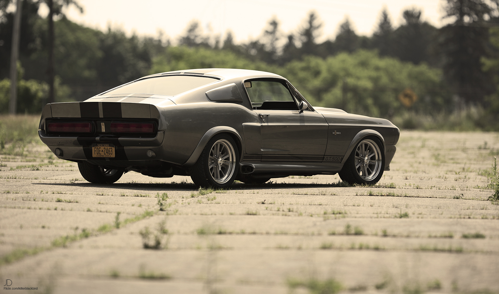 Concrete Road, Shelby GT Eleanor Wallpaper, 1920x1140 HD Desktop