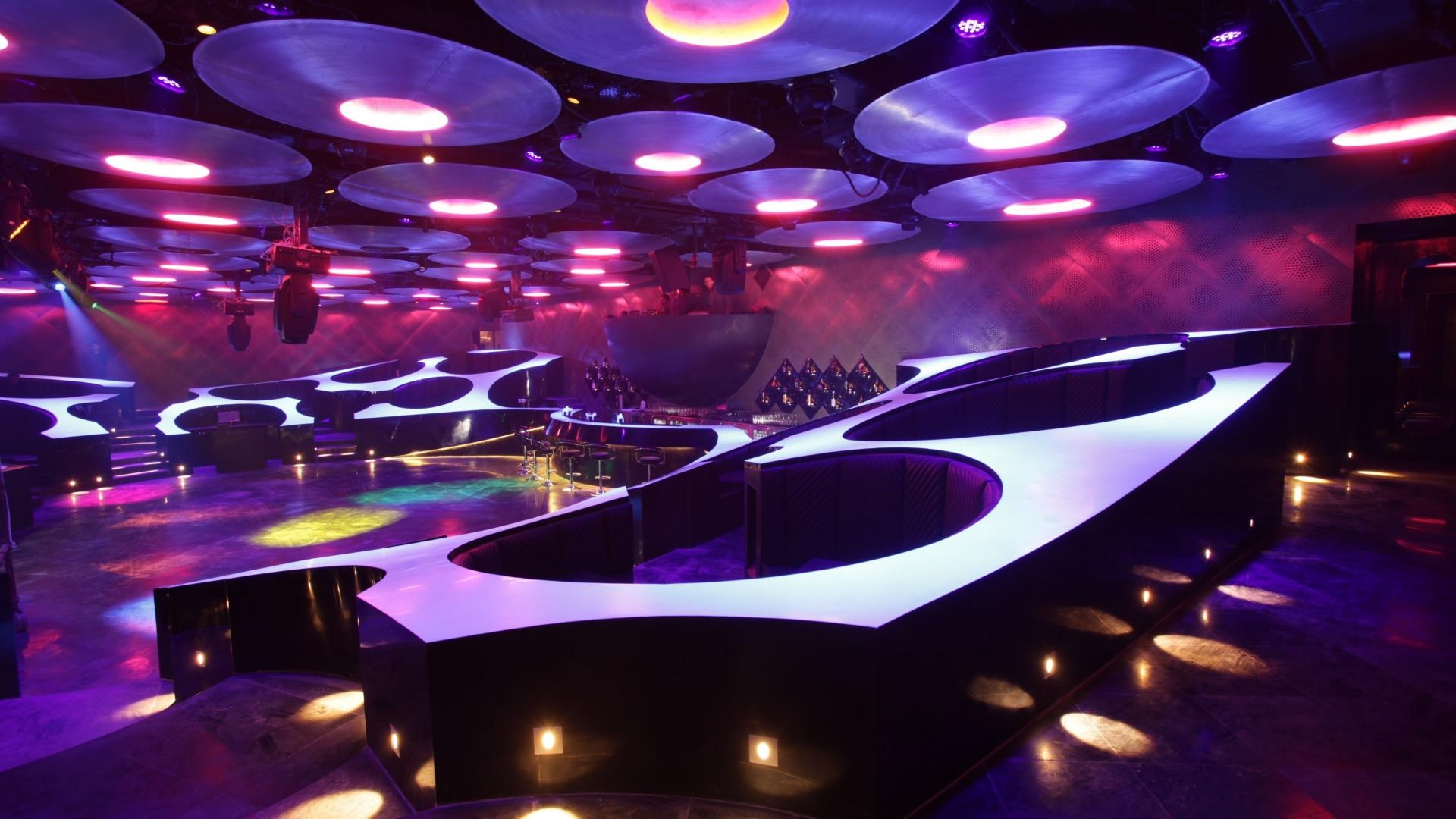 Night club ambiance, Stylish interiors, Pumping music, Dynamic energy, 1920x1080 Full HD Desktop