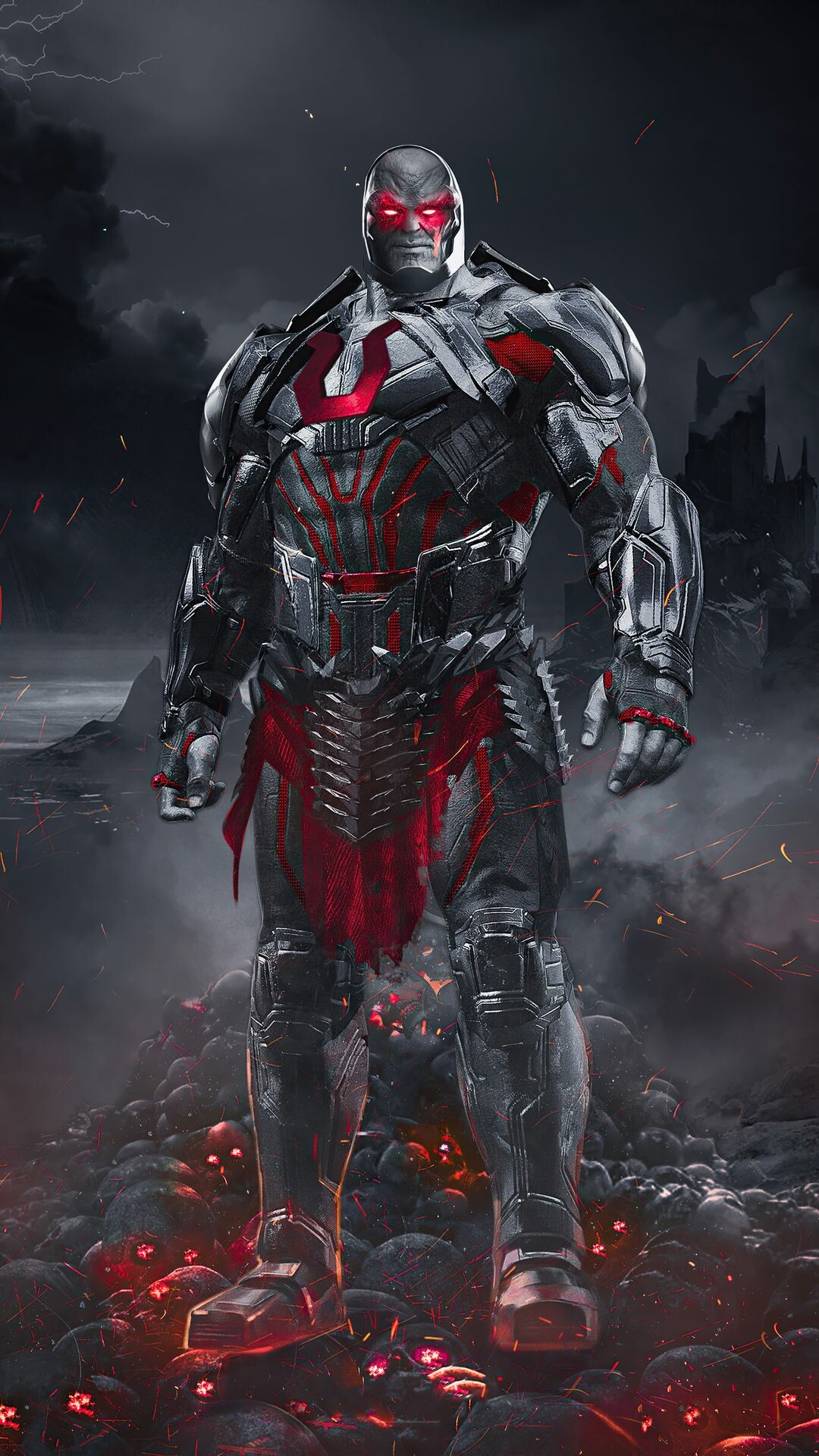 DC Villain, Darkseid, Apokolips, DC Comics, 1080x1920 Full HD Phone