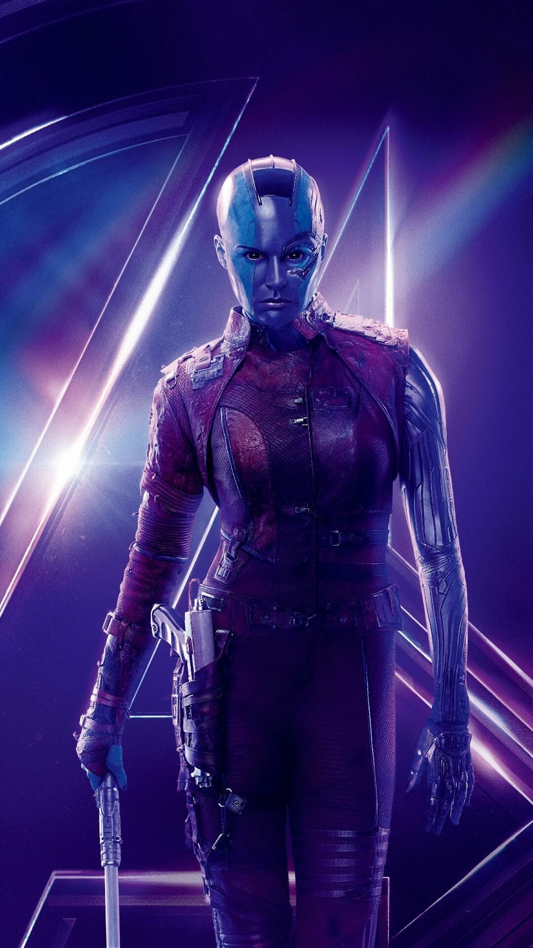 Marvel's Guardians, Nebula's epic battle, Gaming adventure, Cosmic universe, 1080x1920 Full HD Phone