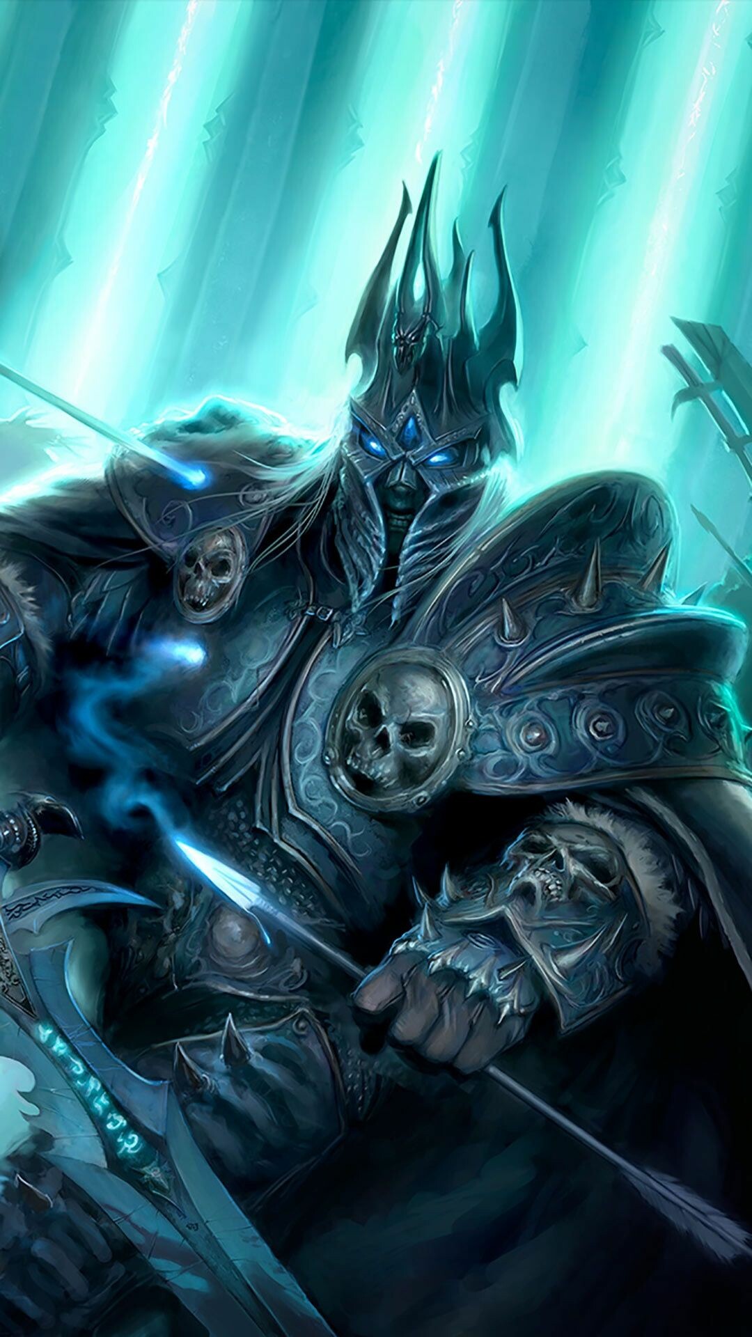 Death knight iPhone wallpapers, Dark fantasy, Mysterious aura, Intriguing visuals, 1080x1920 Full HD Phone