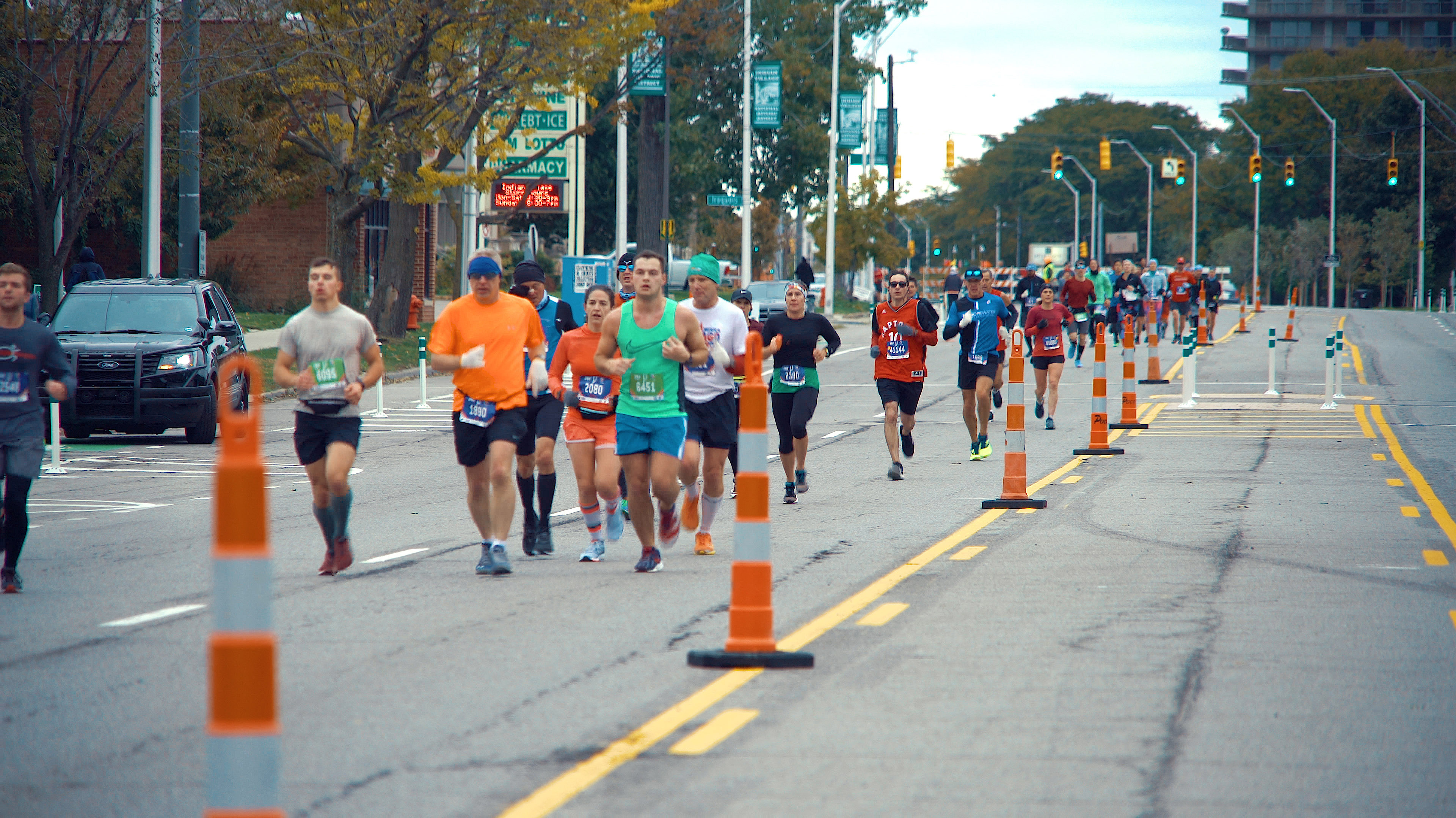 Marathon, Detroit Free Press, TCF Bank, City race, 3840x2160 4K Desktop