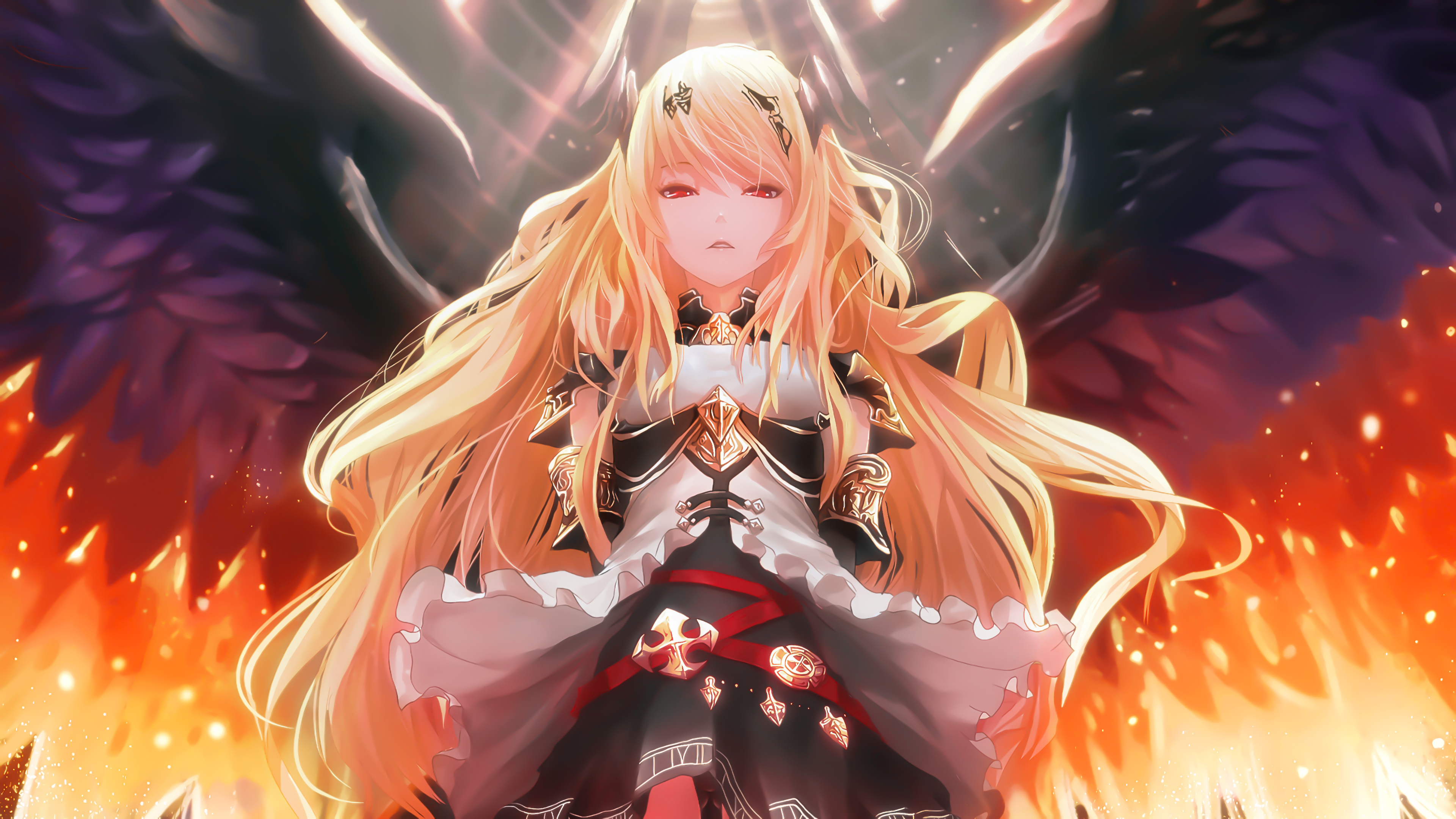 Shadowverse (Anime), Dark Angel Olivia, 3840x2160 4K Desktop