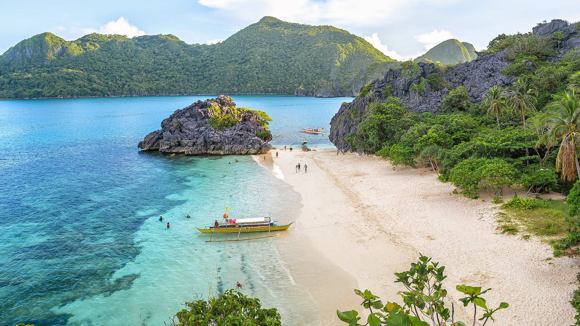 Matukad Island, Caramoan peninsula, Untouched beaches, Spectacular views, 1920x1080 Full HD Desktop