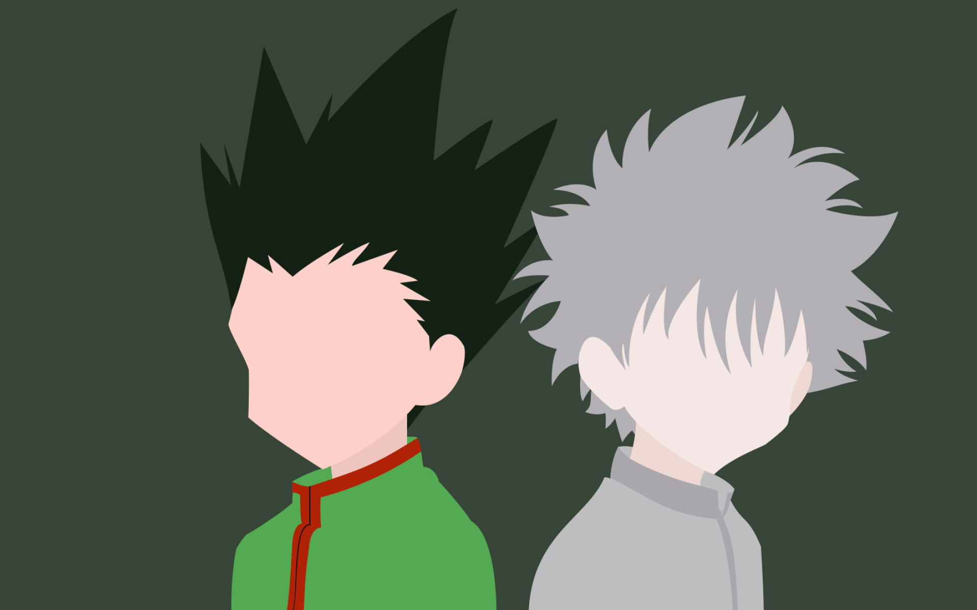 Anime wallpaper, Hunter x Hunter, Gon and Killua, CSS style, 1920x1200 HD Desktop