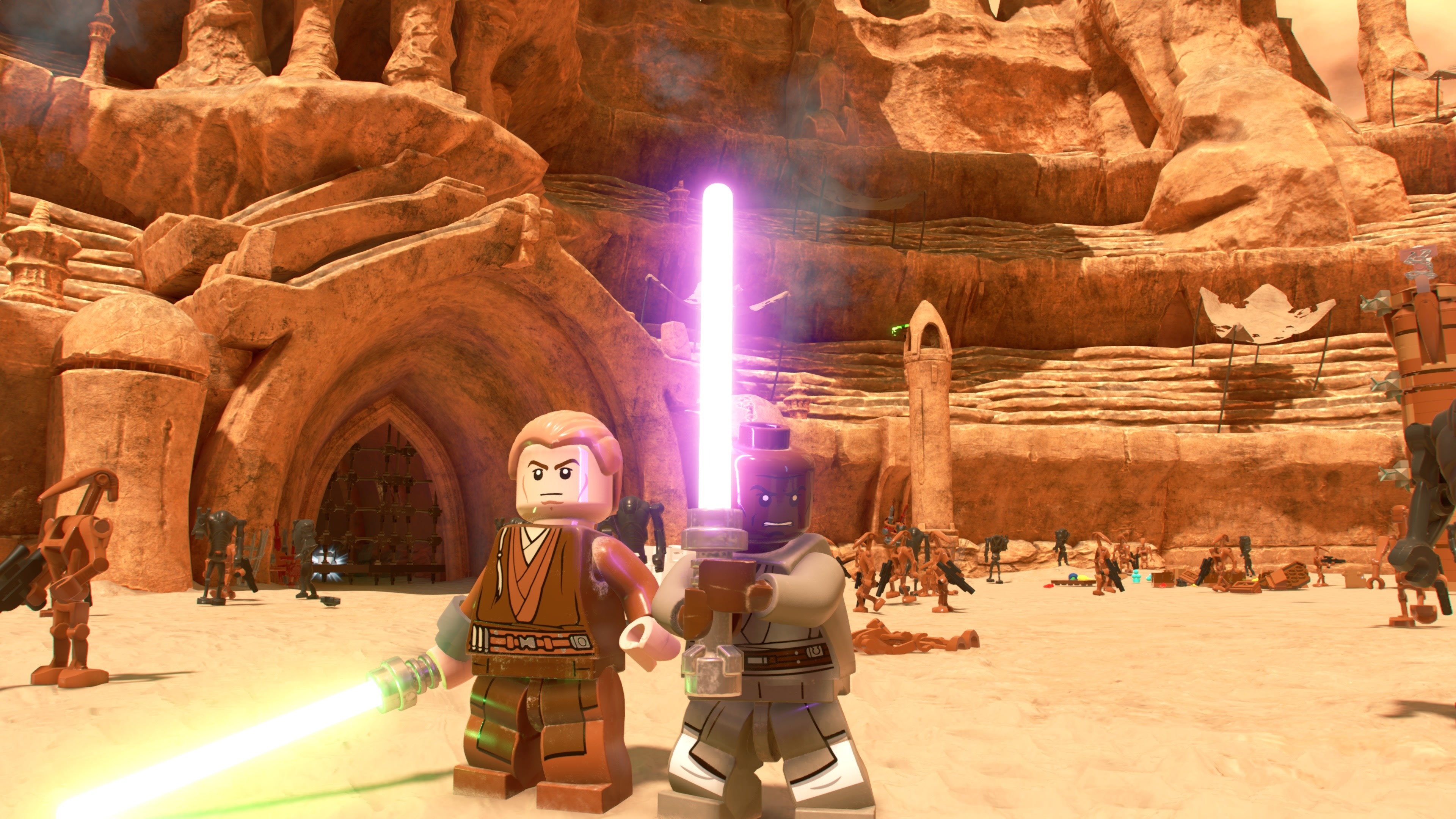 LEGO gaming experience, Skywalker family legacy, Epic space battles, Force wielders, 3840x2160 4K Desktop