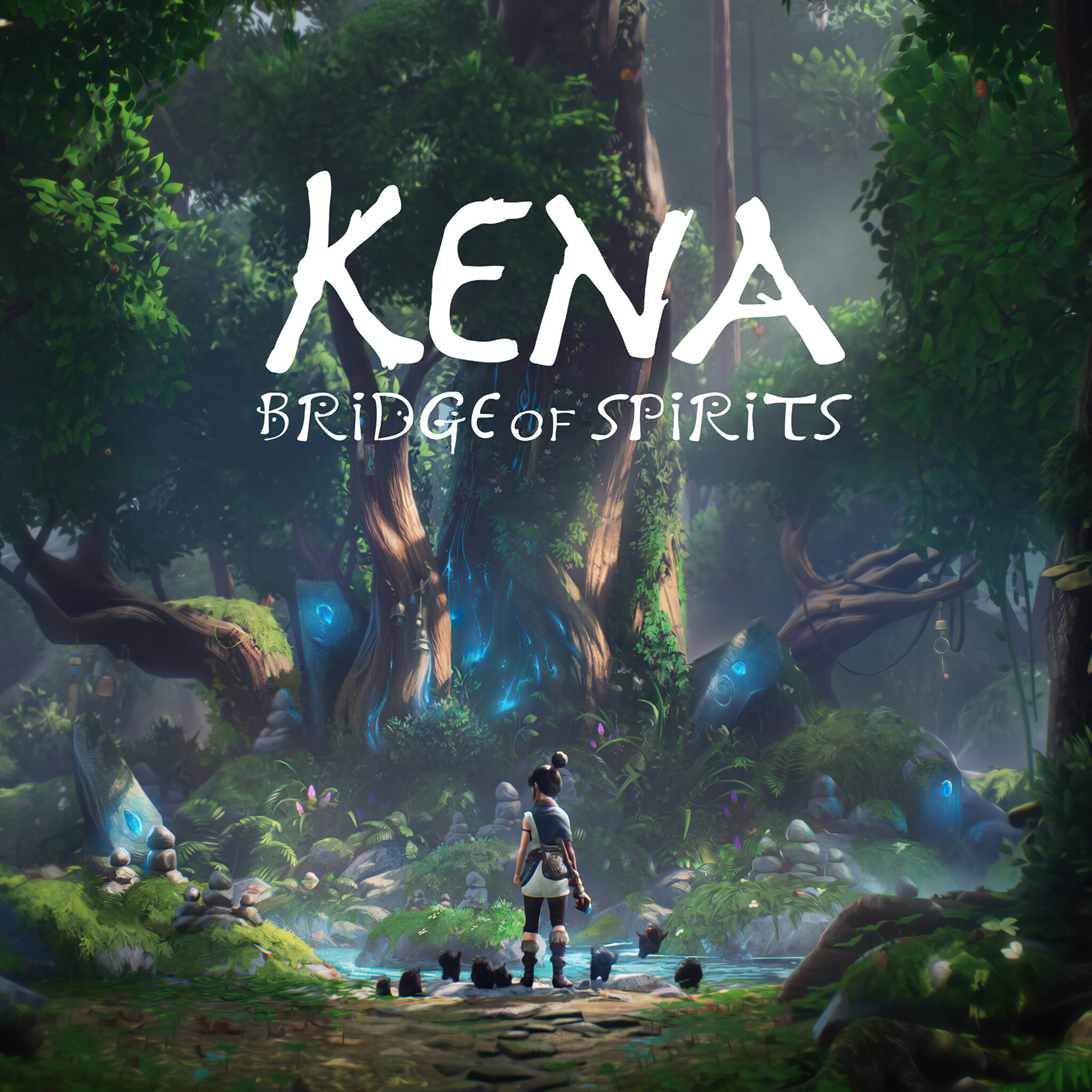 Kena: Bridge, Spirits game, iPad Air, HD wallpapers, 2050x2050 HD Phone