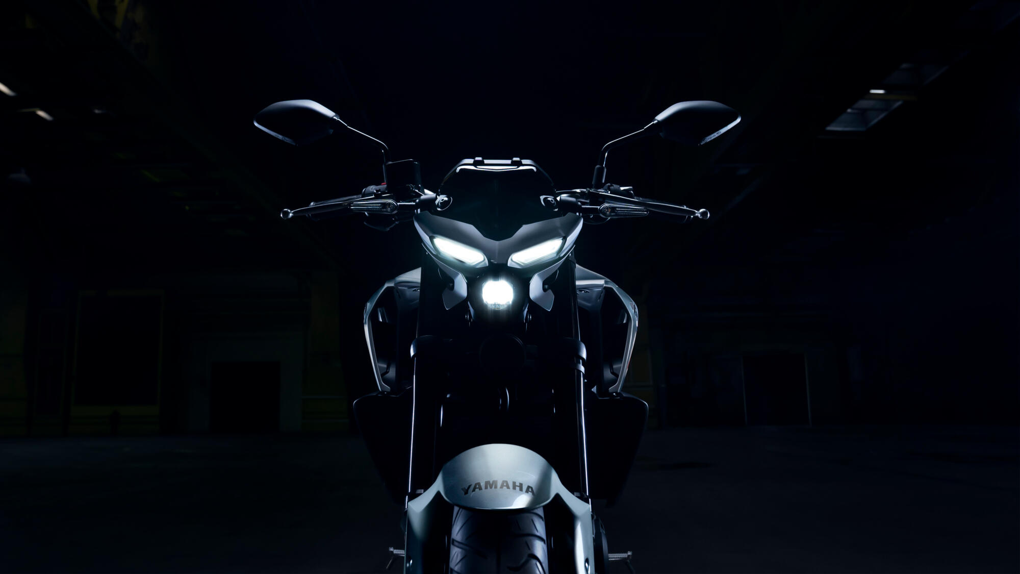 Yamaha MT-03, Dynamic performance, Nimbly agile, Technological masterpiece, 2000x1130 HD Desktop