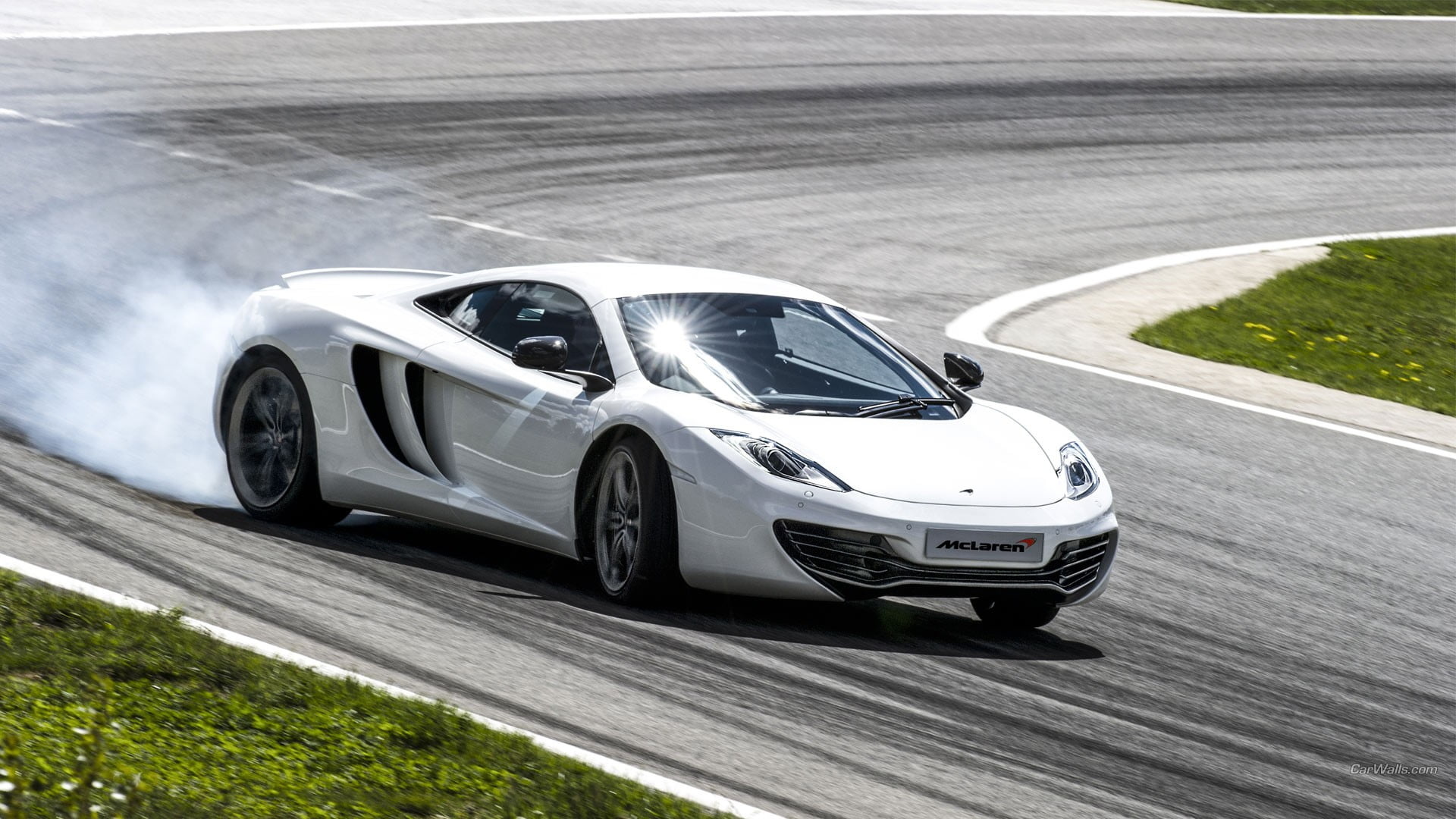 McLaren 12C, White car, Coupe model, High-definition wallpaper, 1920x1080 Full HD Desktop