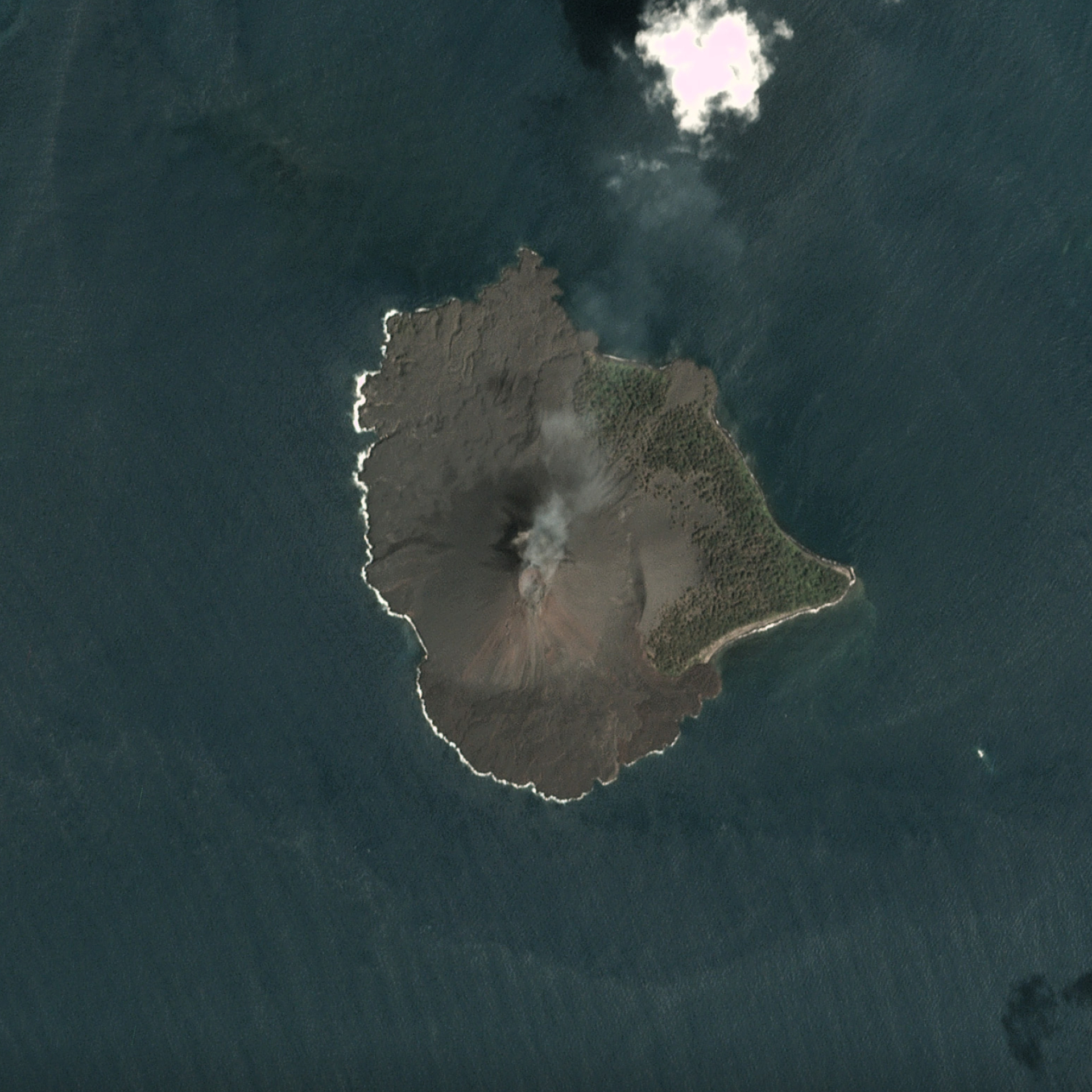 Krakatoa Volcano, Natural disaster, Catastrophic eruption, Historical landmark, 1920x1920 HD Phone