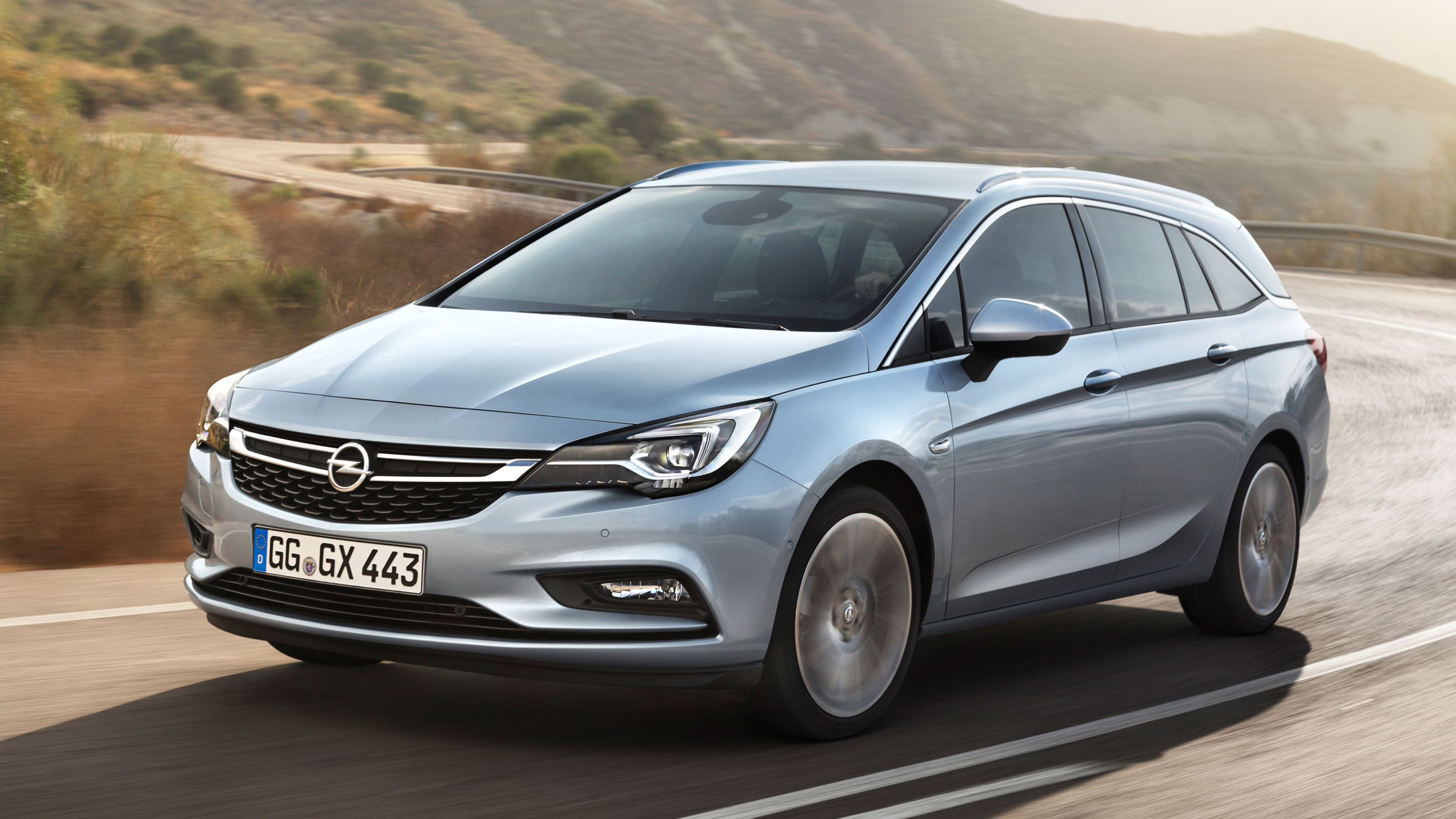 Opel Astra Sports Tourer, Elegant car design, 3840x2160 4K Desktop