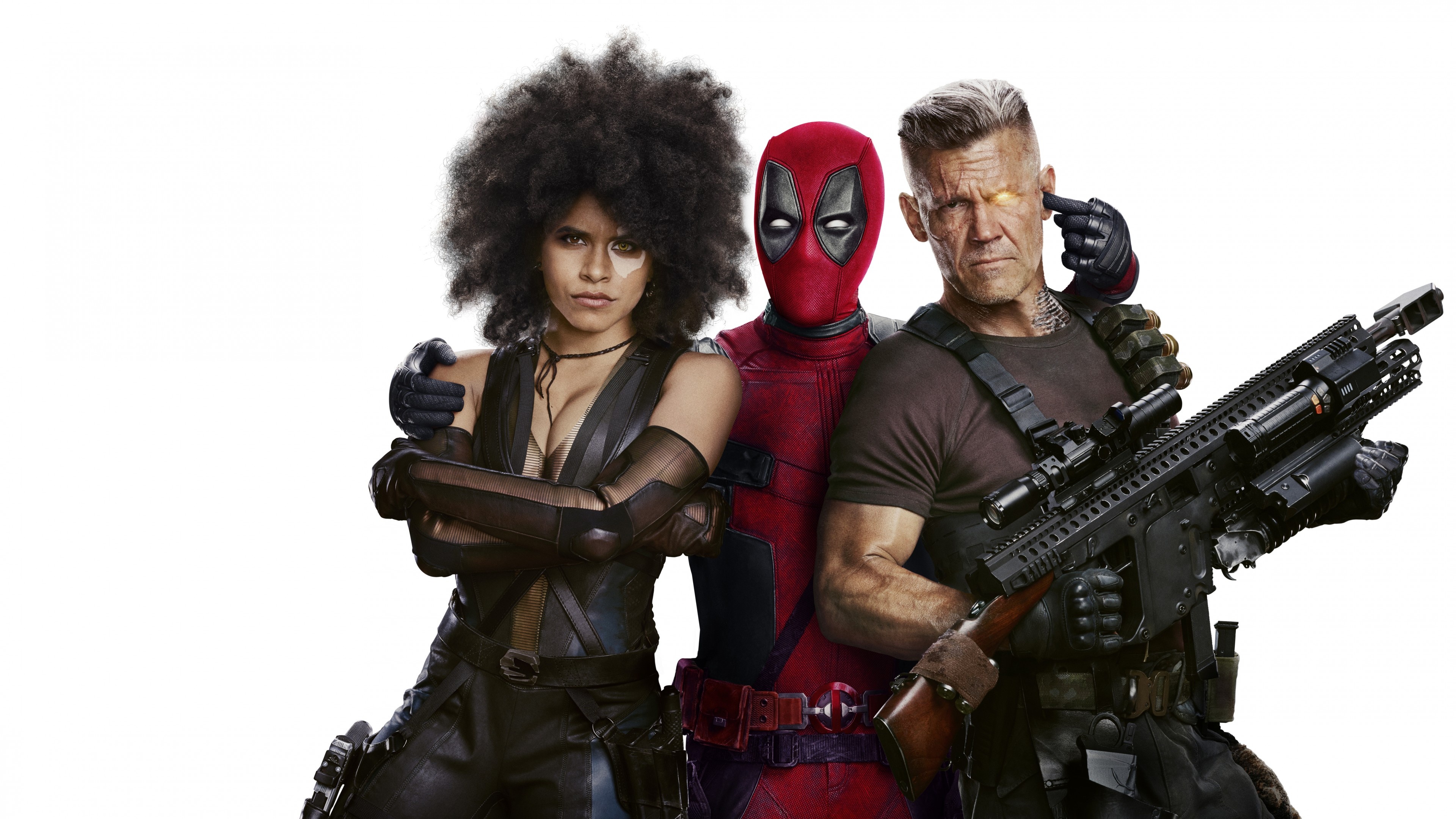 Zazie Beetz, Movies, Deadpool 2, Ryan Reynolds, 3840x2160 4K Desktop