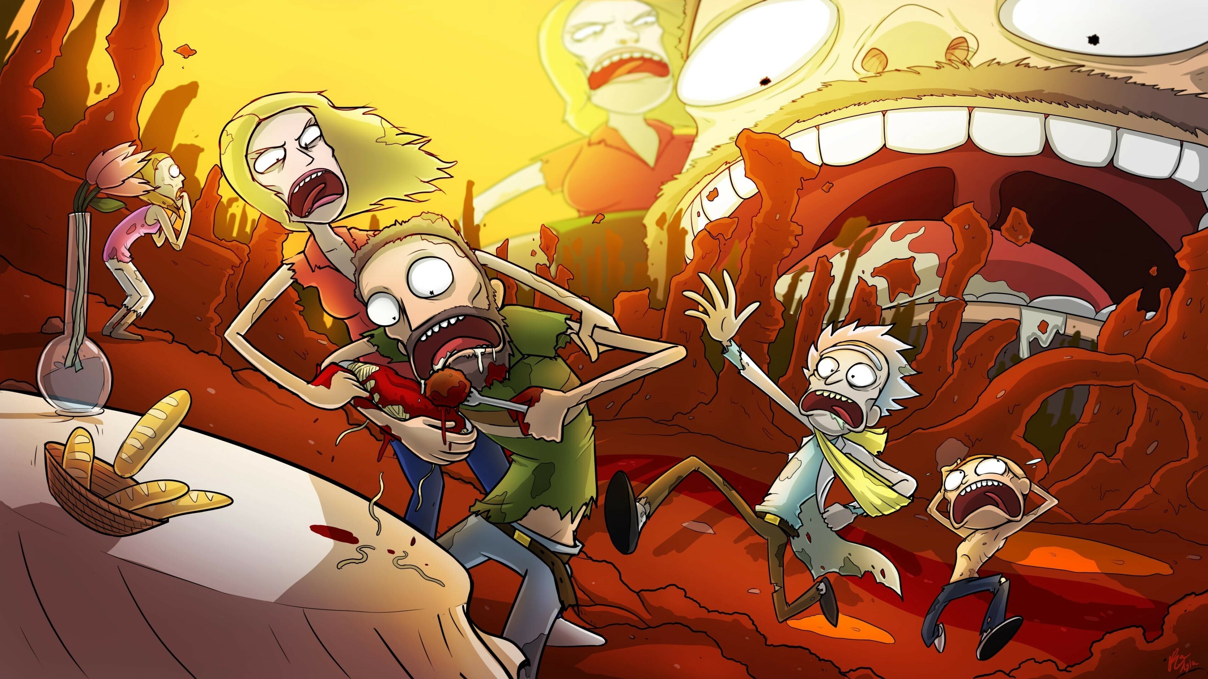 Rick and Morty, 4K HD wallpapers, Background images, 3840x2160 4K Desktop