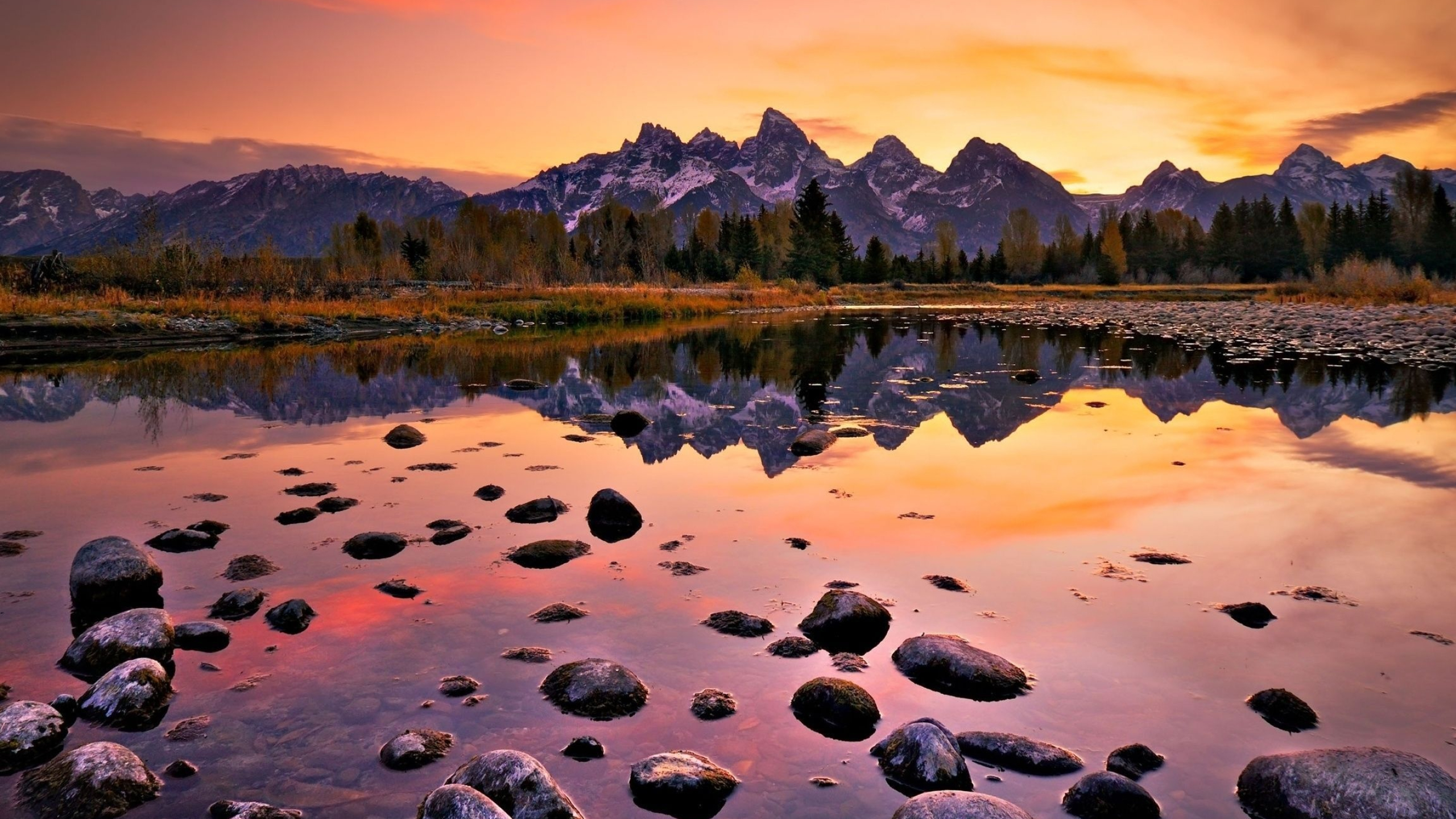 Grand Teton National Park, Majestic peaks, Pristine lakes, Untouched wilderness, 2560x1440 HD Desktop