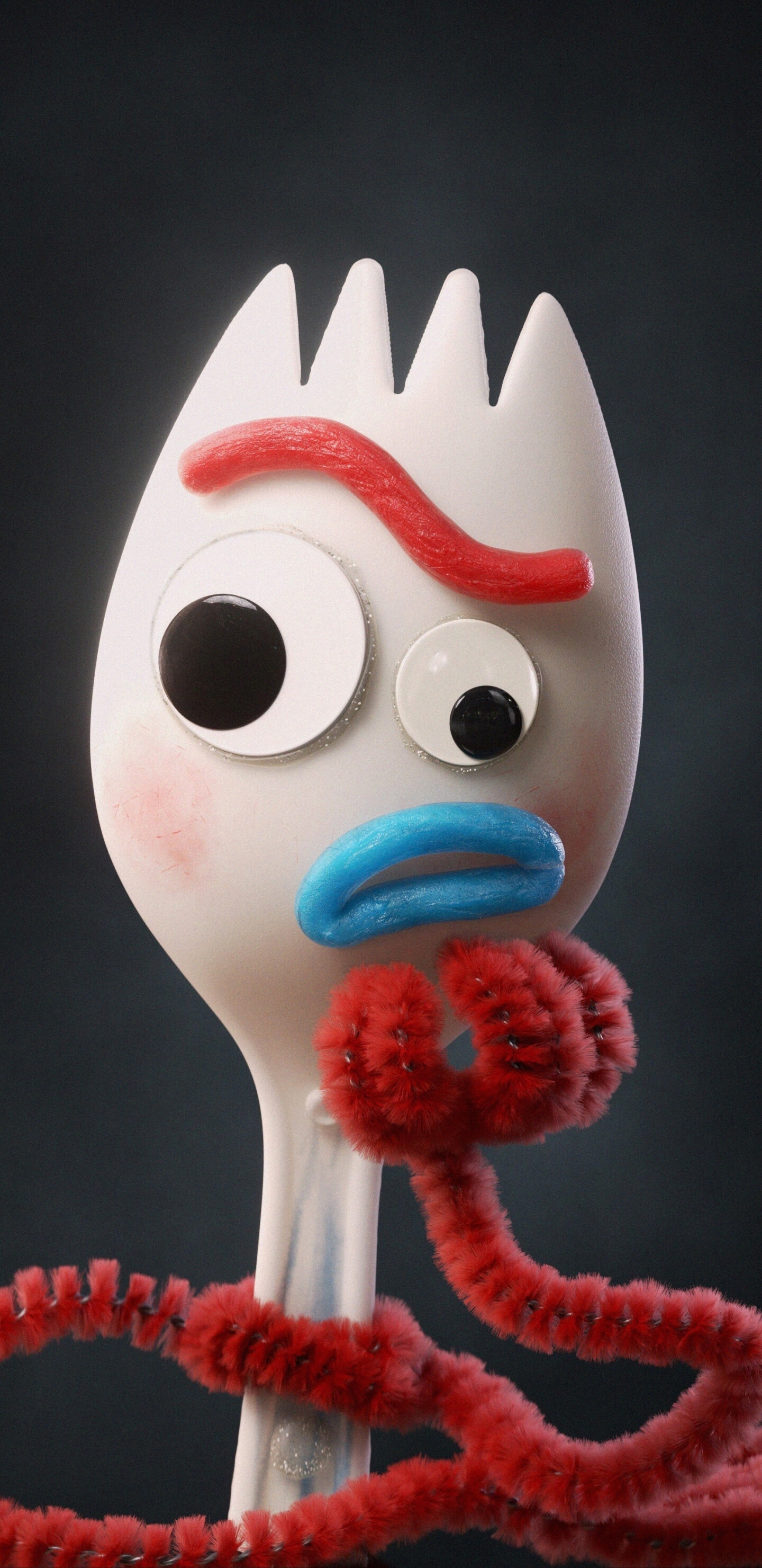 Forky, Toy Story Wallpaper, 1440x2960 HD Phone