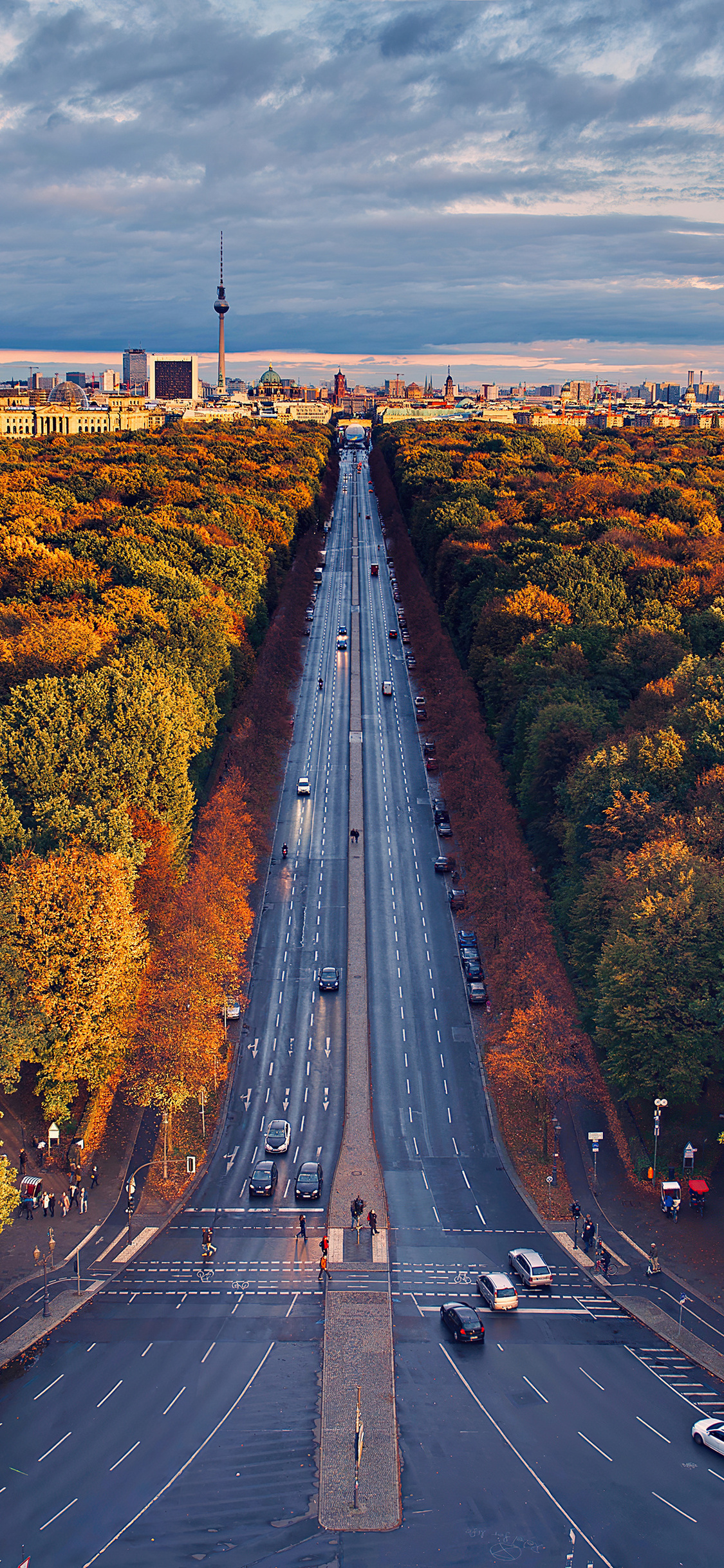 Berlin houses roads, Trees iPhone XS, iPhone X HD, 4K wallpapers, 1130x2440 HD Phone