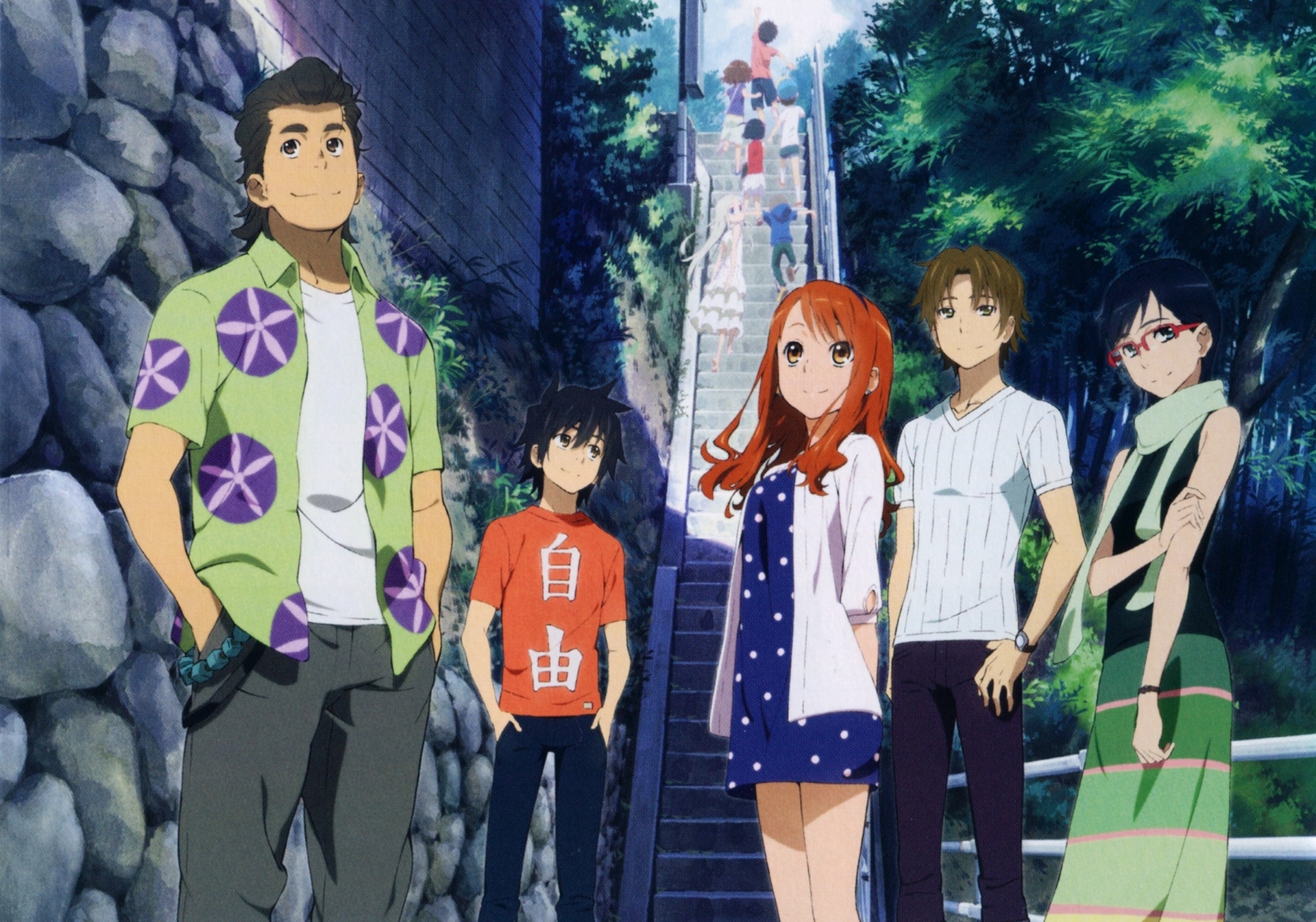 Anohana: The Flower We Saw That Day, Emotional anime, Heartwarming storyline, Animated drama, 1920x1350 HD Desktop