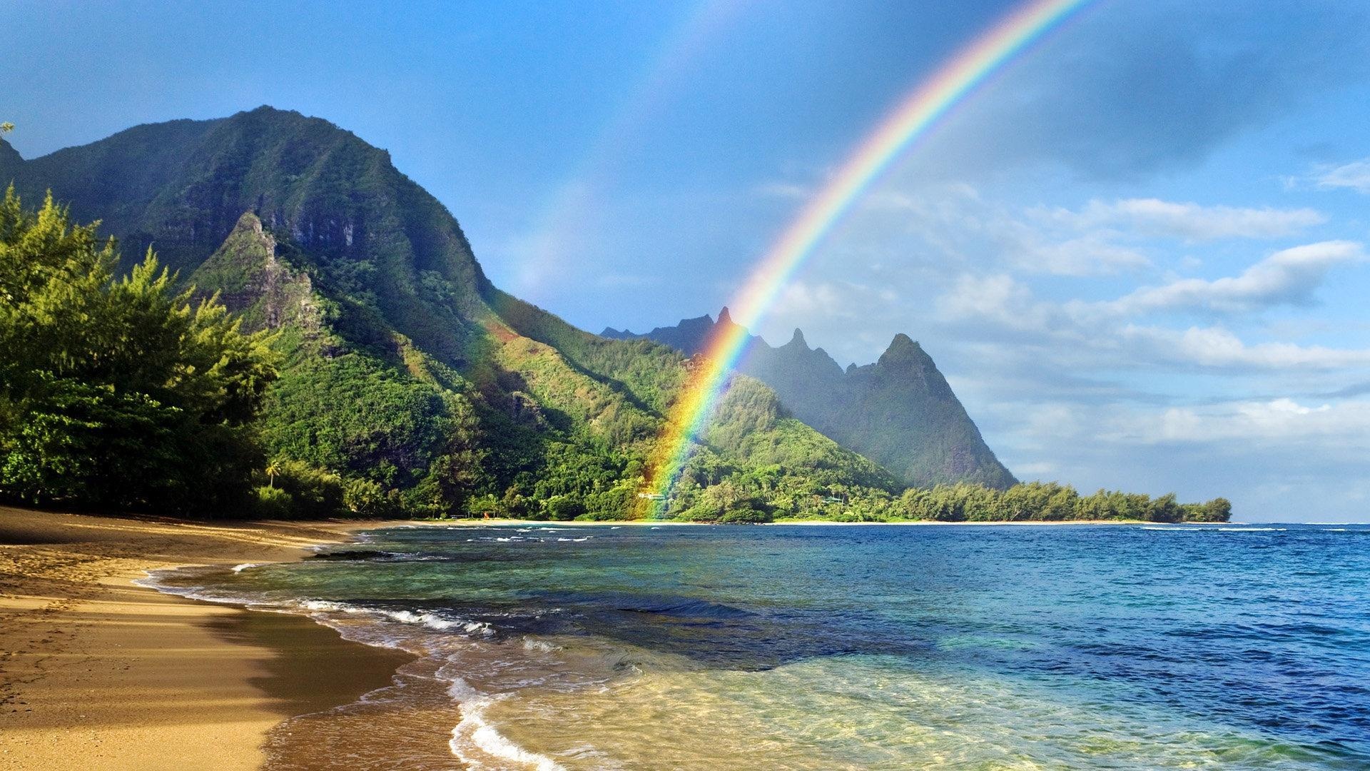 Rainbow, Hawaiian Islands Wallpaper, 1920x1080 Full HD Desktop