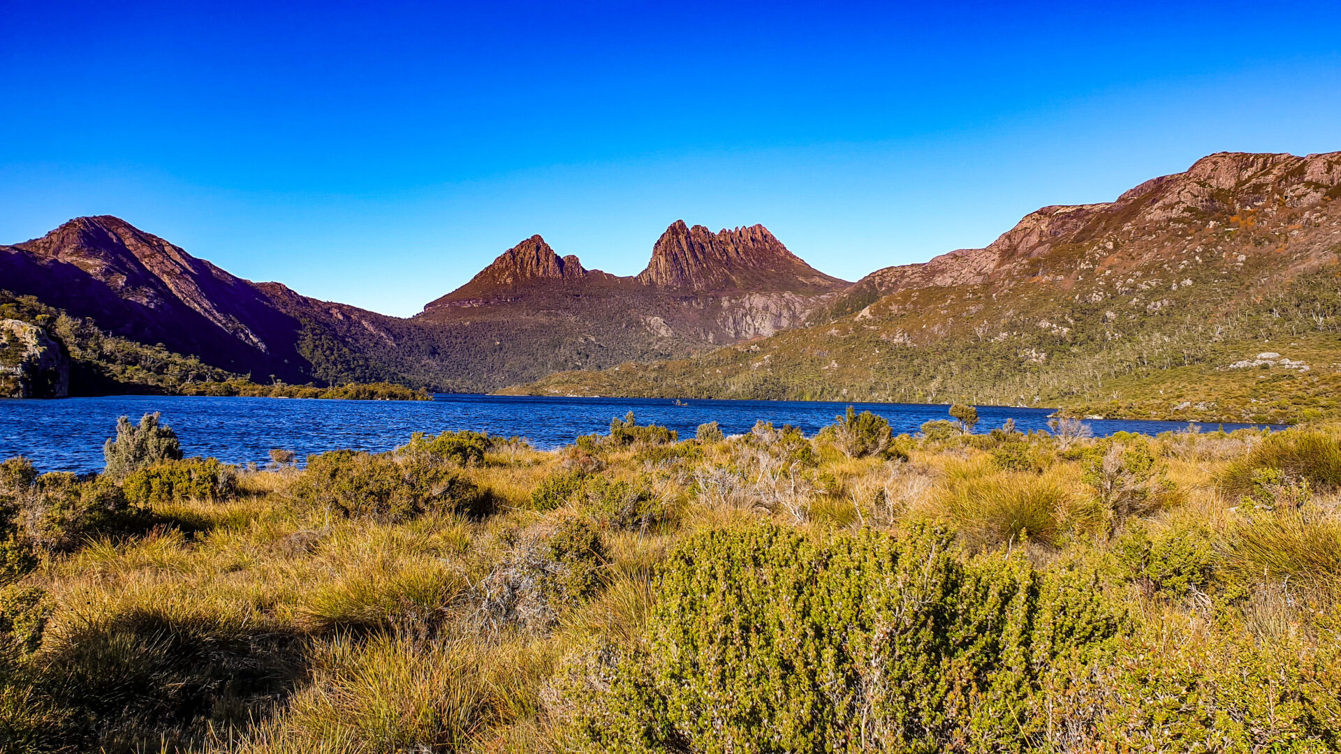 Lake Saint Clair, Cradle Mountain, Day Walks, Exploring, 1920x1080 Full HD Desktop