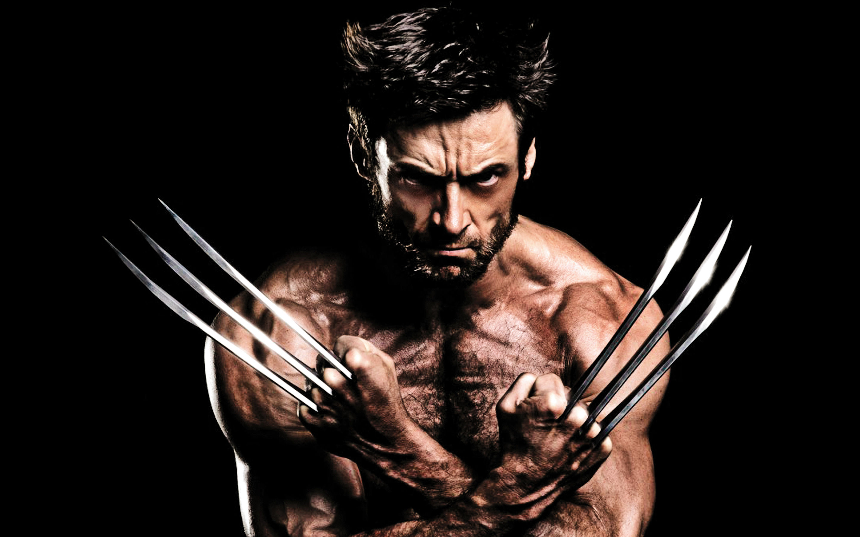 Exclusive wallpaper, Unique design, Hugh Jackman in focus, Special image, 2880x1800 HD Desktop