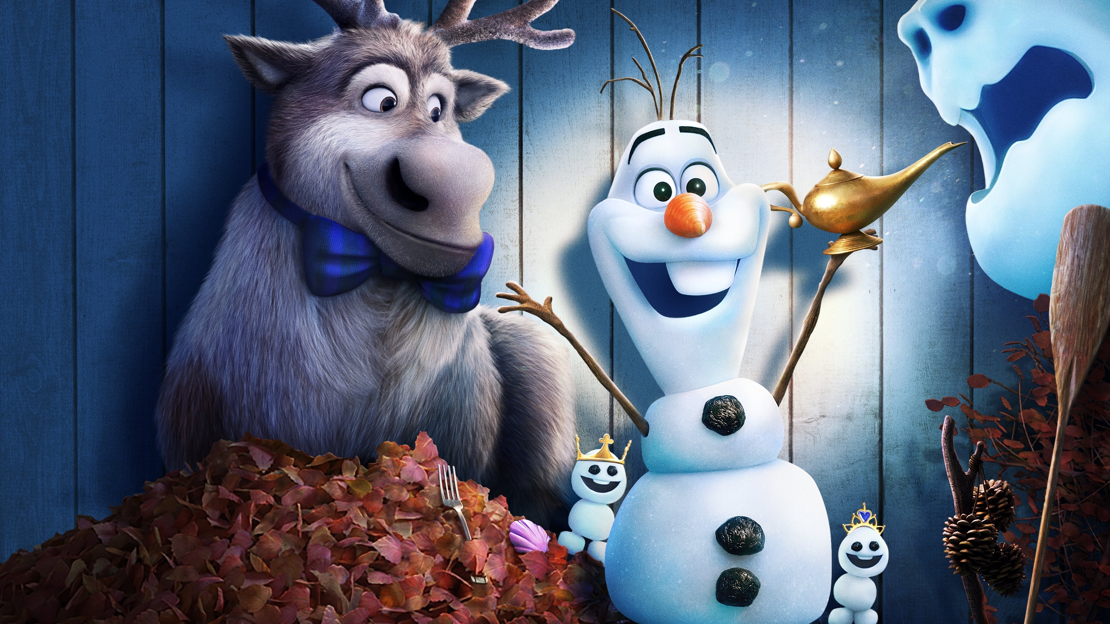 Sven, Olaf presents wallpapers, 3840x2160 4K Desktop